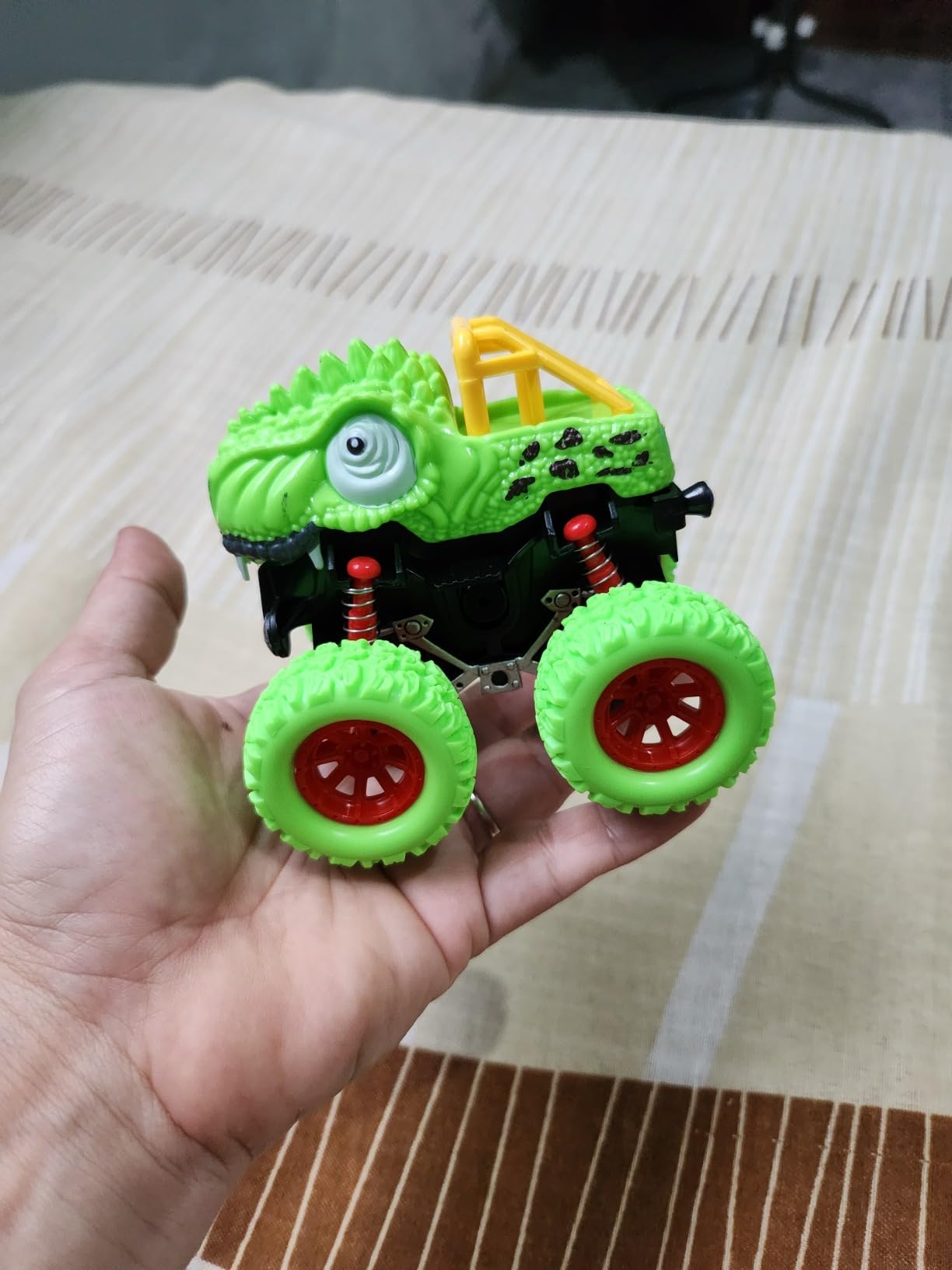 LODBY Dinosaur Toys for 2 3 4 5 Year Old Boys - Monster Truck Toys for Toddlers Boys Ages 2-4-6 - Push and Go Cars Dinosaur Toys for Kids 3-5 Year Old Boy Christmas Birthday Gifts - Customer Photo 1