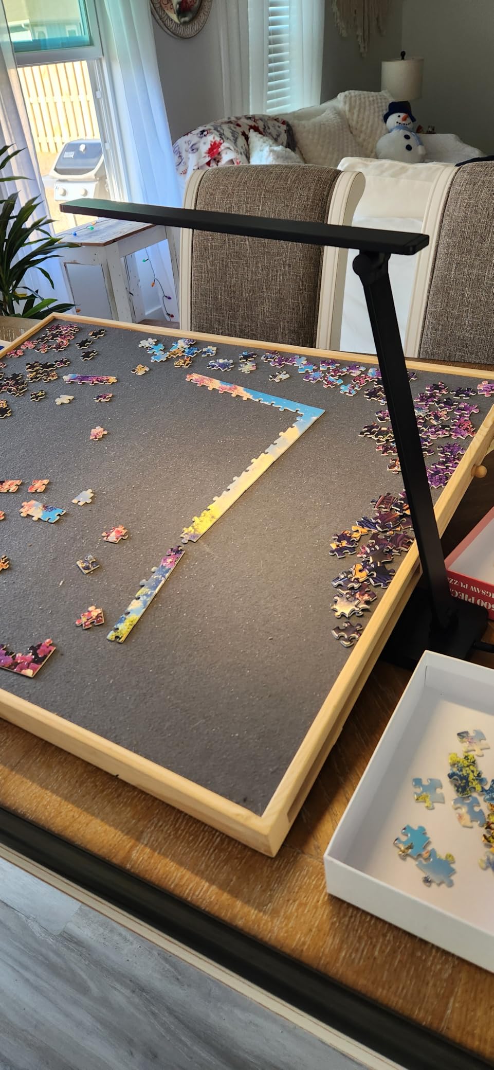 Lepro LED Desk Lamp, Metal Desk Light 9.5W 800lm, Forbes Vetted Best Task Lamp, 5 Color Modes 5 Brightness Level, Dimmable Home Office Desktop Lamp for Reading, Crafting, Sewing, Puzzle, Nail, White Customer Review Lepro LED Desk Lamp, Metal Desk Light 9.5W 800lm, Forbes Vetted Best Task Lamp, 5 Color Modes 5 Brightness Level, Dimmable Home Office Desktop Lamp for Reading, Crafting, Sewing, Puzzle, Nail, White - Customer Photo 1