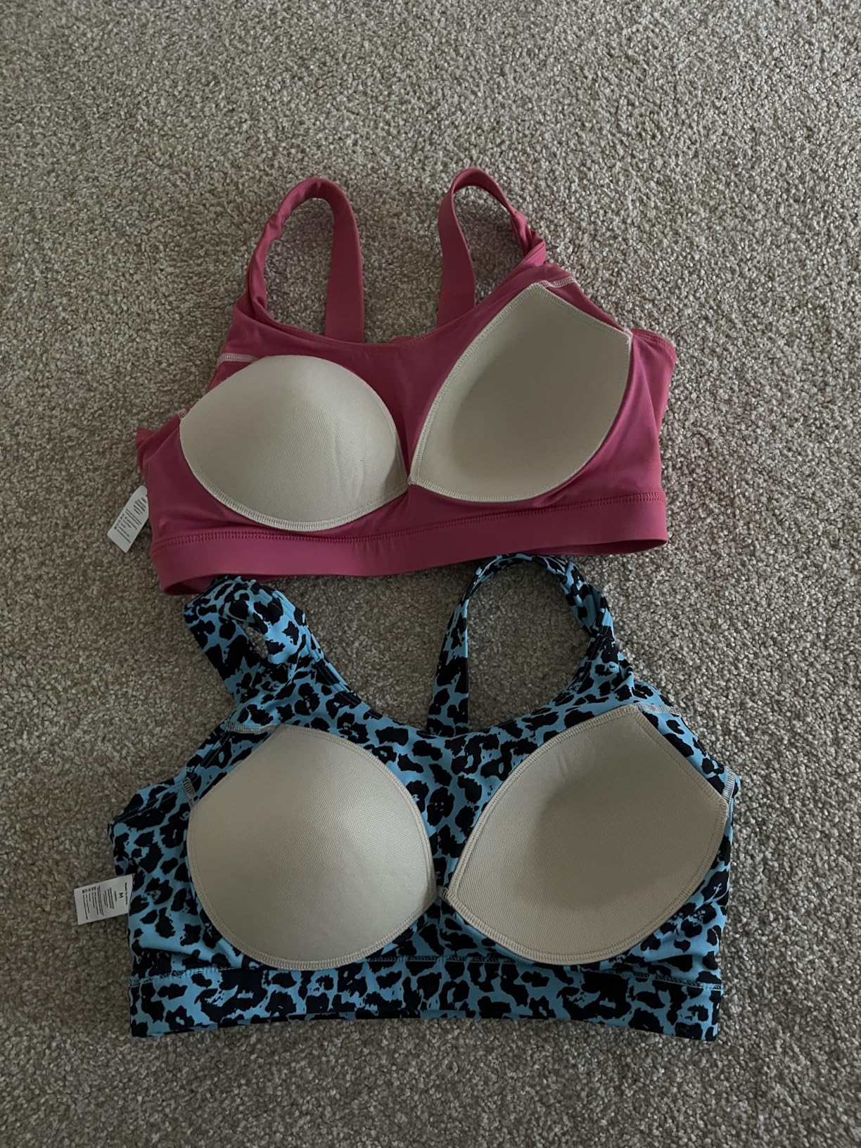 RUNNING GIRL High Impact Sports Bras for Women,Racerback Running Bra Workout Crop Tank Tops Longline Sports Bra Push up - Customer Photo 1