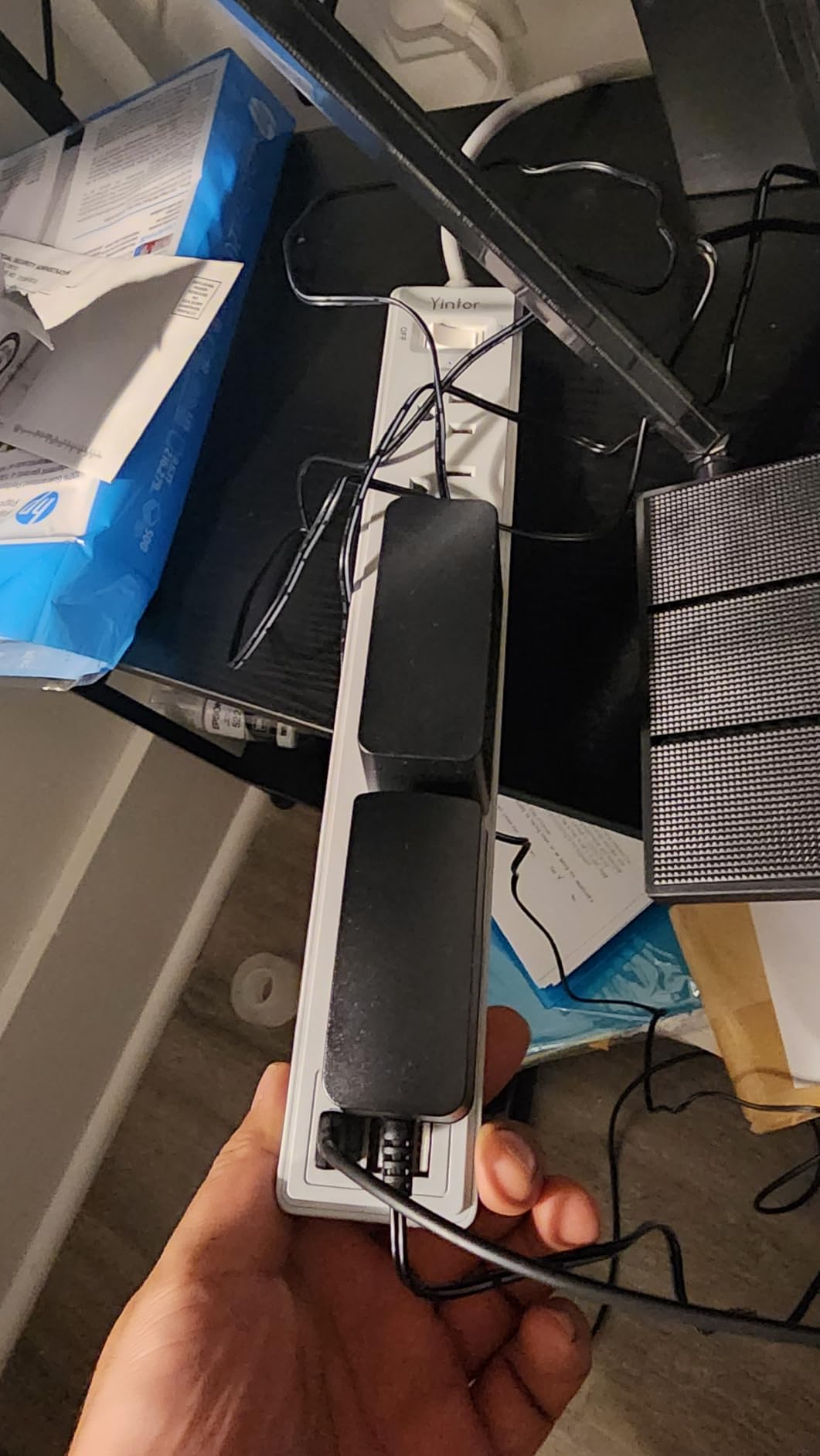 6Ft Power Strip Surge Protector - Yintar Extension Cord with 6 AC Outlets and 3 USB Ports for for Home, Office, Dorm Essentials, 1680 Joules, ETL Listed, (Black) Customer Review 6Ft Power Strip Surge Protector - Yintar Extension Cord with 6 AC Outlets and 3 USB Ports for for Home, Office, Dorm Essentials, 1680 Joules, ETL Listed, (Black) - Customer Photo 2