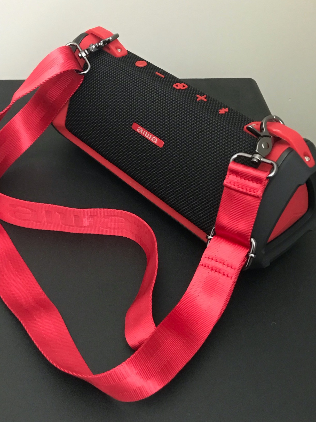 Aiwa Exos-3 Waterproof Bluetooth Speaker, 60W Peak Power, 20-Hour Playtime, Stereo Sound, USB-C Charging, IPX7 Waterproof, Wireless Pairing, Perfect for Outdoor Adventures - Customer Photo 1