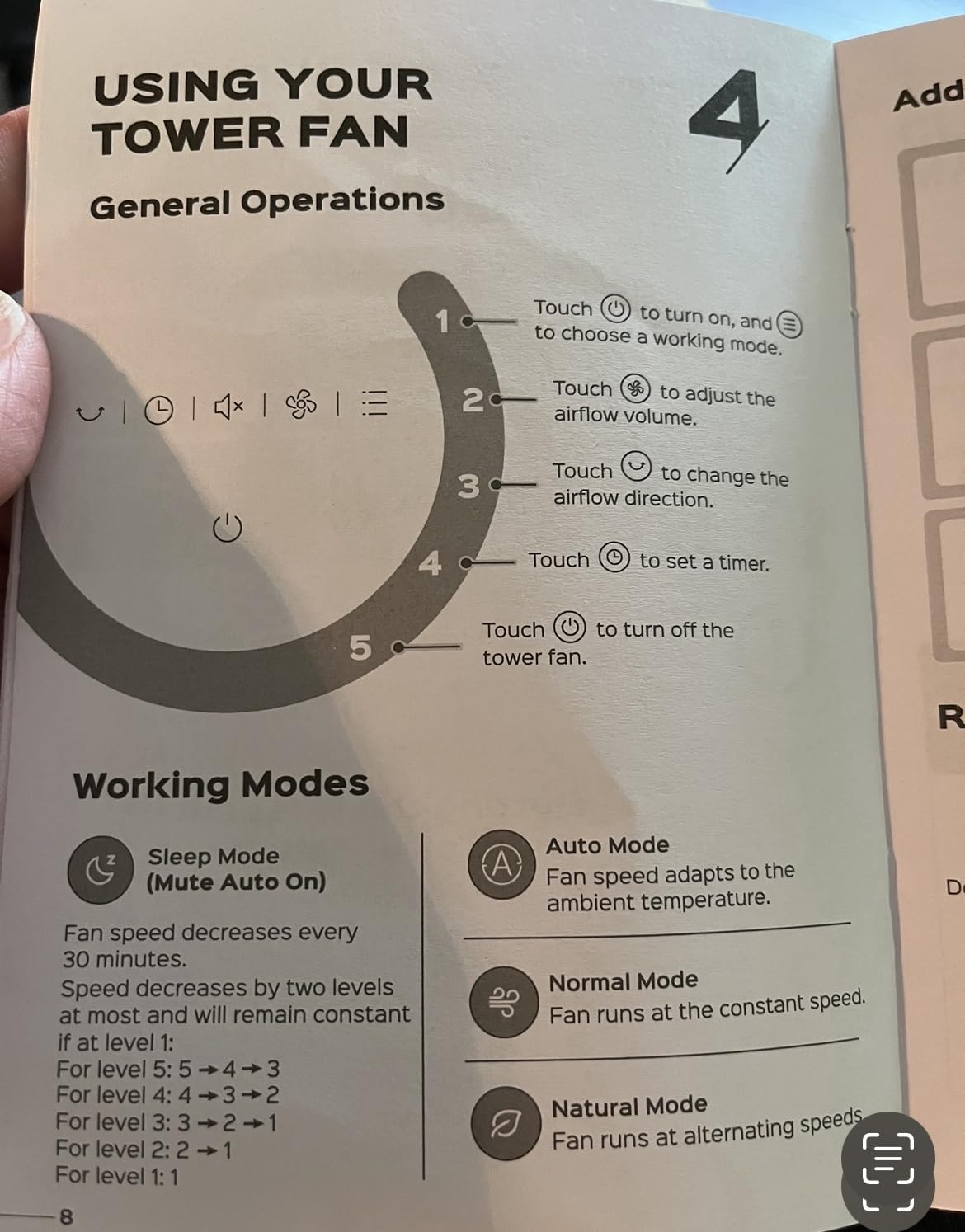 Dreo Tower Fan for Bedroom, 90° Oscillating Fans that Blow Cold Air, 5 Speeds, 4 Modes with 26ft/s Velocity, 12H & 28dB Quiet Timer, Remote, Touch, 40 Dreo Tower Fan for Bedroom, 90° Oscillating Fans that Blow Cold Air, 5 Speeds, 4 Modes with 26ft/s Velocity, 12H & 28dB Quiet Timer, Remote, Touch, 40