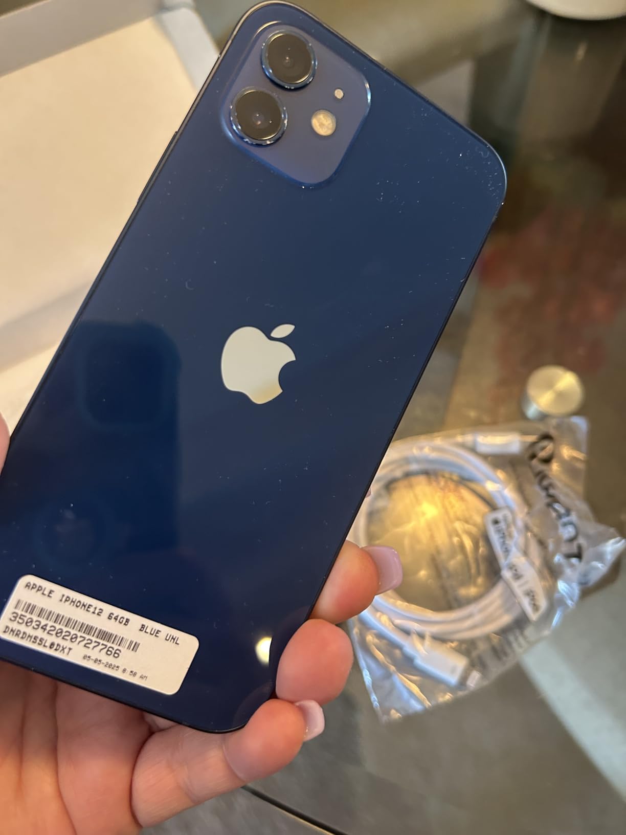 Apple iPhone 12, 64GB, Black - Fully Unlocked (Renewed) - Customer Photo 1