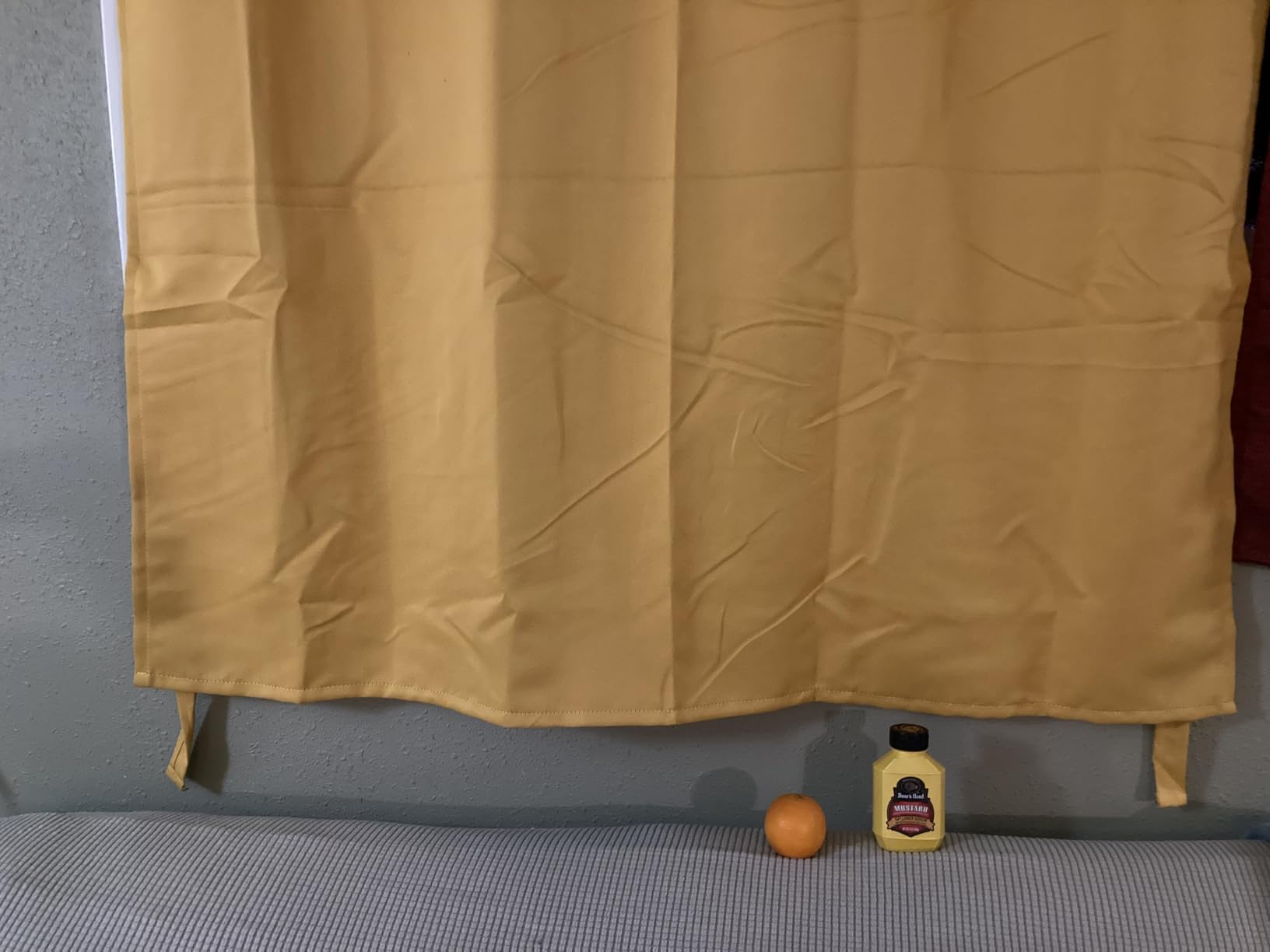 Hiasan Grommet Blackout Curtains for Bedroom, 42 x 63 Inches Length - Thermal Insulated & Light Blocking Window Curtains for Living Room, 2 Drape Panels Sewn with Tiebacks, Dark Grey - Customer Photo 4