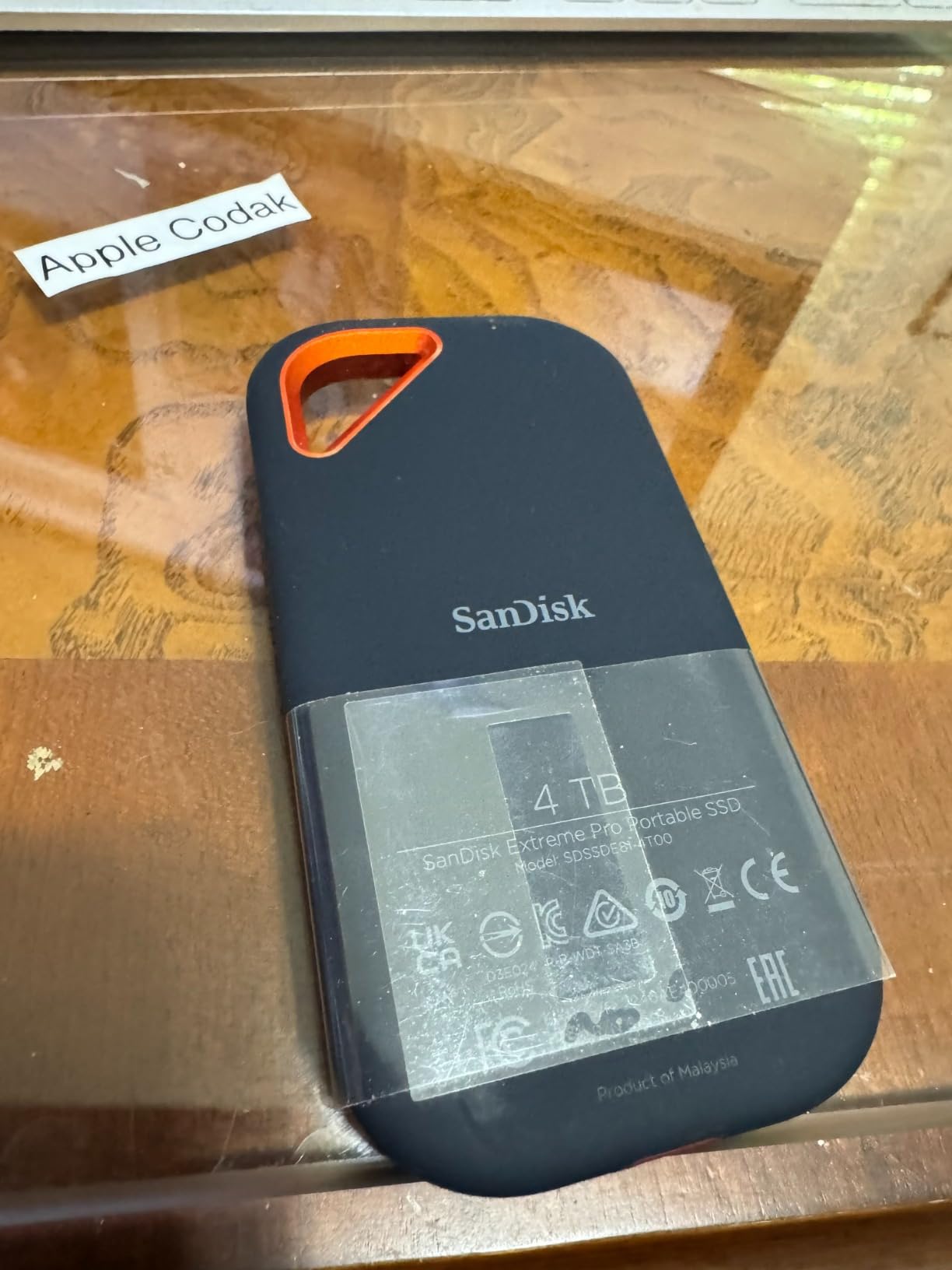 SanDisk 4TB Extreme PRO Portable SSD - Up to 2000MB/s - USB-C, USB 3.2 Gen 2x2, IP65 Water and Dust Resistance, Updated Firmware - External Solid State Drive - SDSSDE81-4T00-G25 Customer Review SanDisk 4TB Extreme PRO Portable SSD - Up to 2000MB/s - USB-C, USB 3.2 Gen 2x2, IP65 Water and Dust Resistance, Updated Firmware - External Solid State Drive - SDSSDE81-4T00-G25 - Customer Photo 5