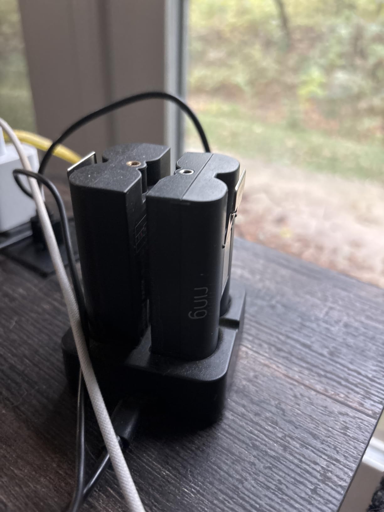 2-Pack 6040mAh Replacement Battery with Charger Station for Ring-Doorbell Camera 2/3/3 Plus/4, Spotlight and Stick Up Cam, Rechargeable Upgraded Lithium Li-ion Batteries 3.65V - Customer Photo 2