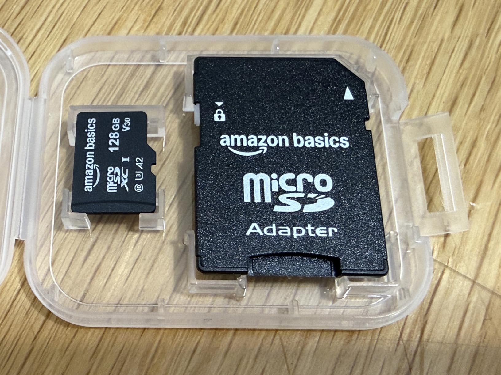 Amazon Basics MicroSDXC UHS-I Class 10 Memory Card with Full Size Adapter, A2, U3, V30, 4K, Read Speed up to 100 MB/s, 64 GB (2pack), for GoPro Cameras Storage, Black Customer Review Amazon Basics MicroSDXC UHS-I Class 10 Memory Card with Full Size Adapter, A2, U3, V30, 4K, Read Speed up to 100 MB/s, 64 GB (2pack), for GoPro Cameras Storage, Black - Customer Photo 1