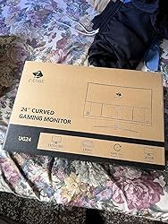 Z-Edge 24 inch Gaming Monitor, 180Hz 165Hz Curved 1650R Computer Monitor, FHD 1080P, Ultra-Fast MPRT 1ms Curved Monitor, 300nits, 16.7M Colors, UG24 1X DP 1.4 Port and 1X 2.1 HDMI Port - Customer Photo 2