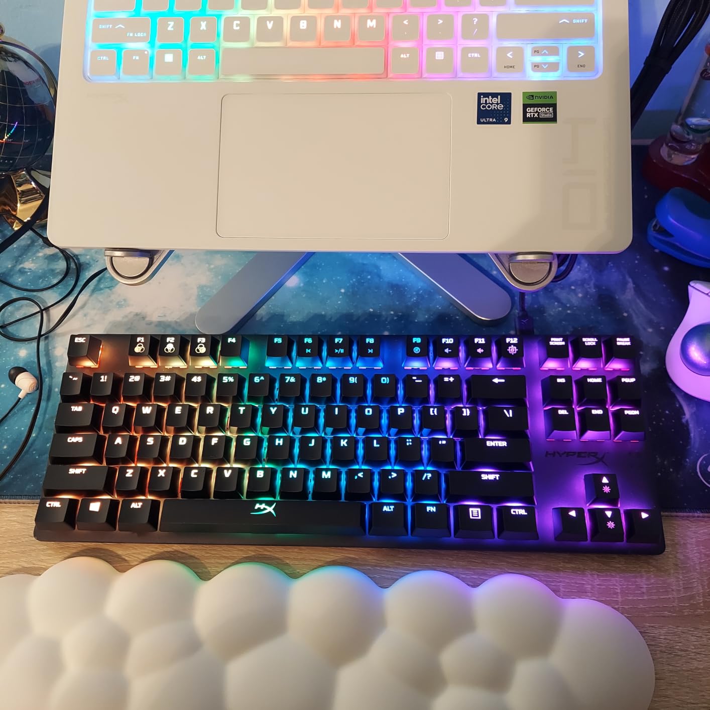 HyperX Alloy Origins 60 - Mechanical Gaming Keyboard, Ultra Compact 60% Form Factor, Double Shot PBT Keycaps, RGB LED Backlit, NGENUITY Software Compatible - Linear HyperX Red Switch,Black - Customer Photo 4