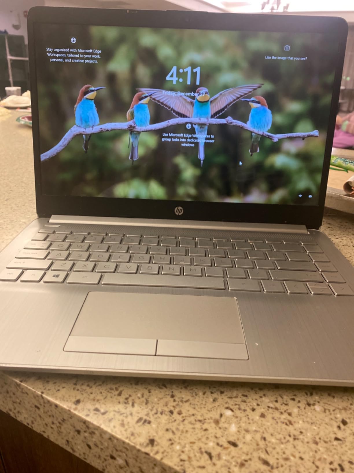 HP Chromebook 14 Laptop, Intel Celeron N4000 Processor, 4 GB RAM, 32 GB eMMC, 14