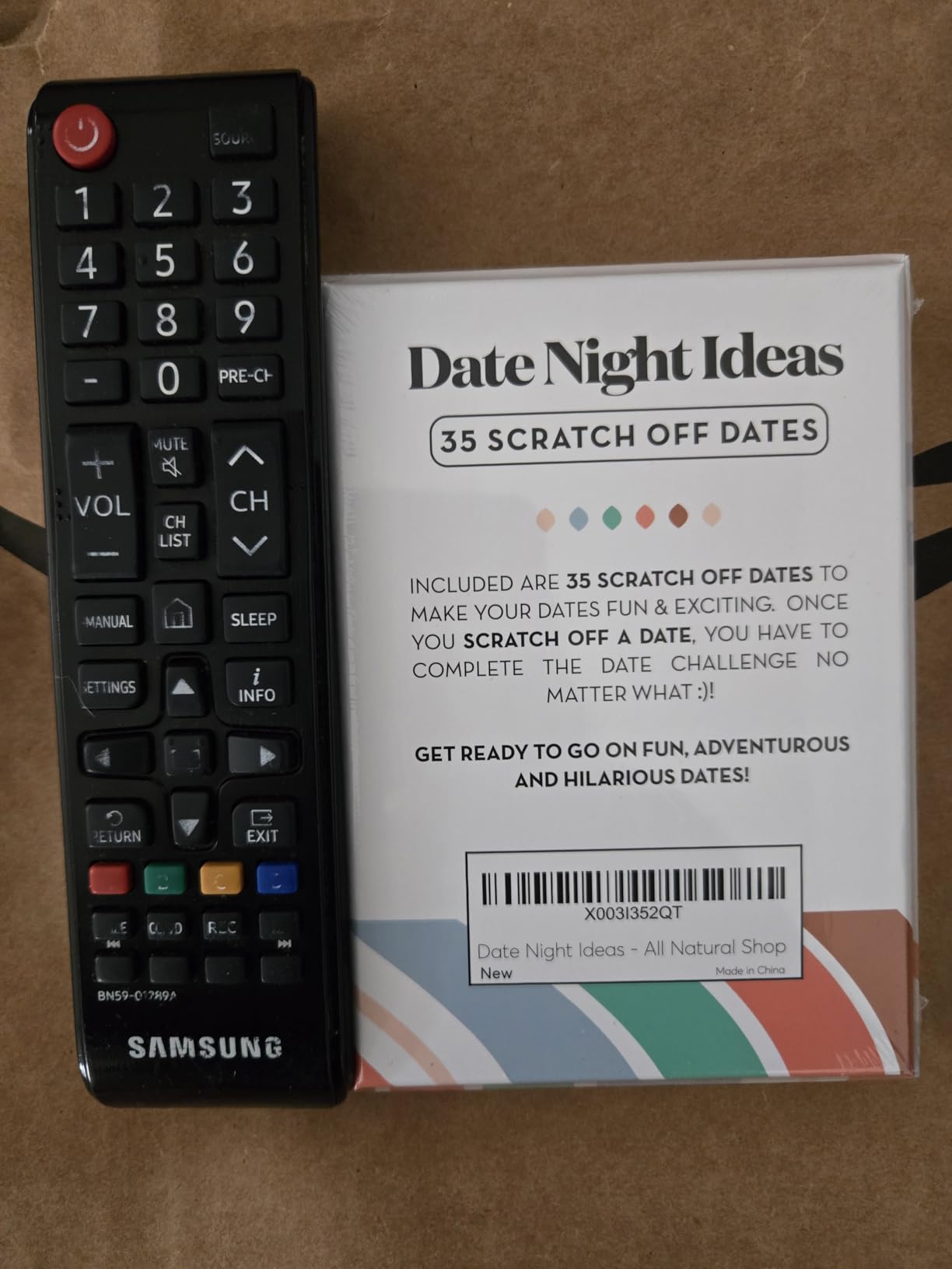 Romantic & Fun Scratch Off Date Night Ideas Card Game - Perfect Couples Gift for Boyfriend, Girlfriend, Wife, Husband, Engagement, Birthday or Anniversaries - Christmas Stocking Stuffer for Her or Him - Customer Photo 2