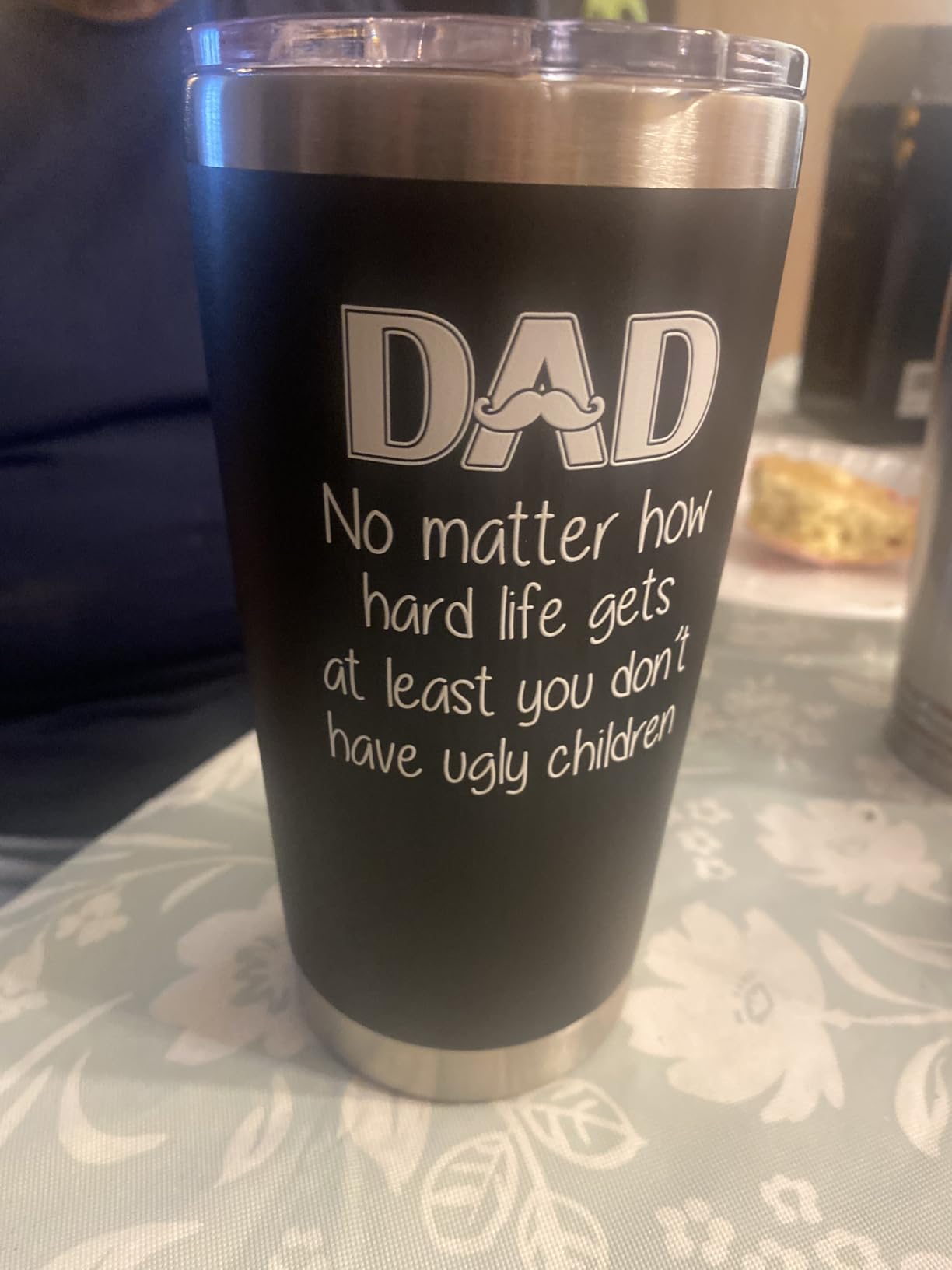 NewEleven 20 Oz Tumbler - Gifts for Dad from Kids - Dad Birthday Gift - Gifts for Father from Daughter/Son - Father Mug - Christmas/Birthday/Anniversary/Fathers Day - Customer Photo 1
