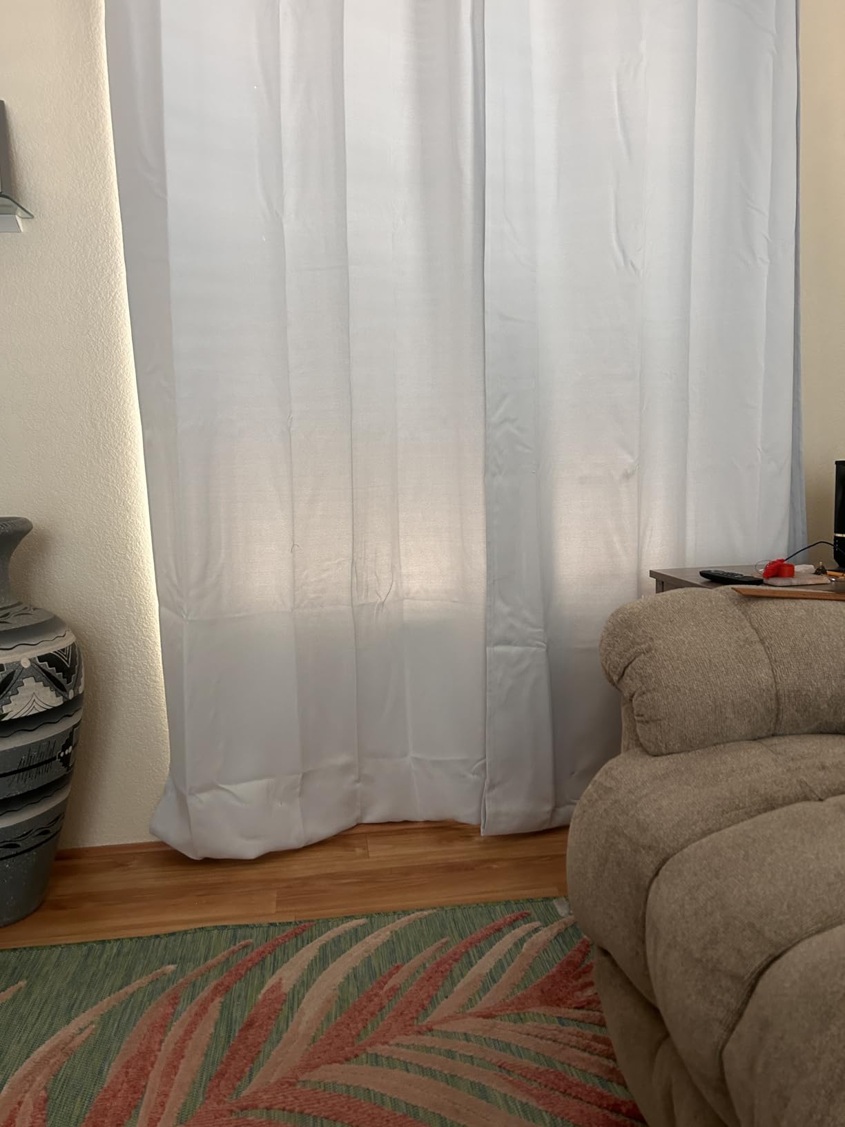 Joydeco Grey Curtains 84 Inch Long, Room Divider Blackout Curtains for Bedroom with Grommets, Thermal Insulated, Noise Reducing Room Darkening Black Out Drapes for Bedroom Living Room Window, 2 Panels - Customer Photo 5