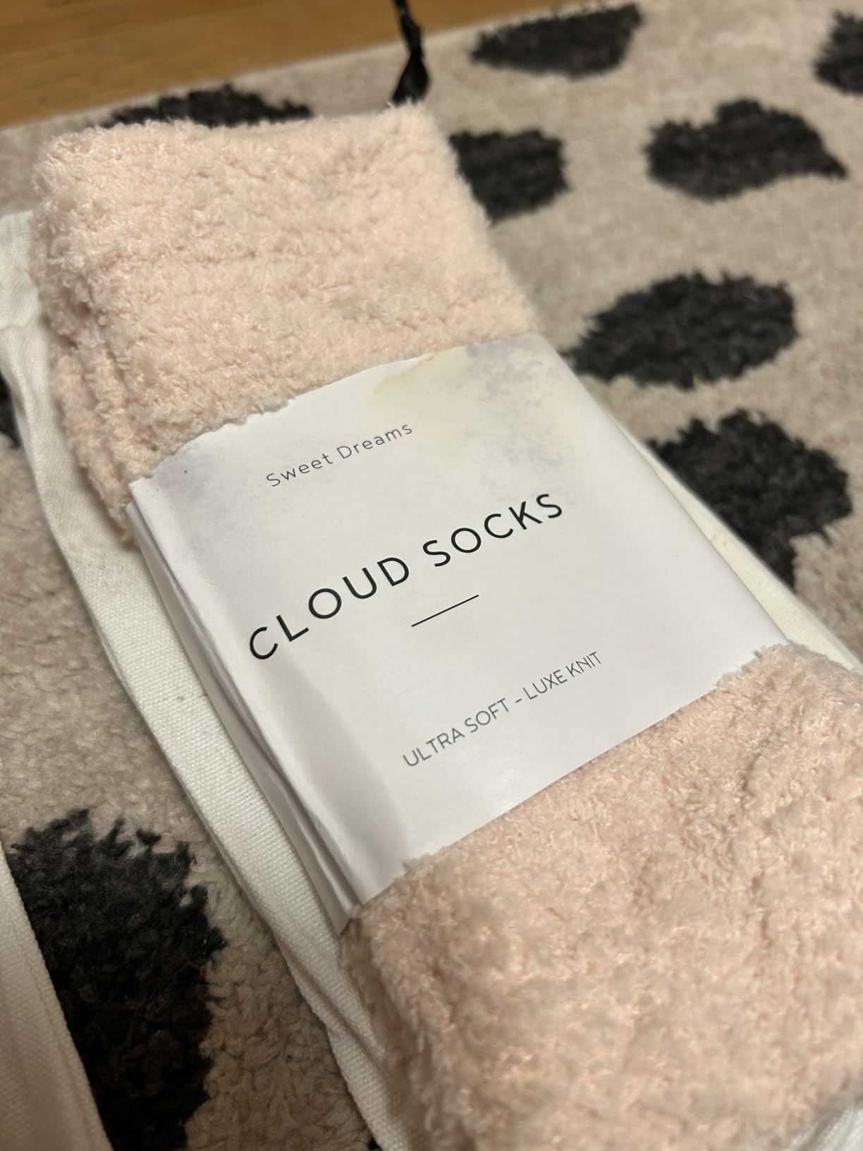 Unboxme Gifts Warm & Cozy Ultra-Luxe Cloud Sock for Women & Men - Super Soft Luxurious Fabric Sleep Socks - Customer Photo 2