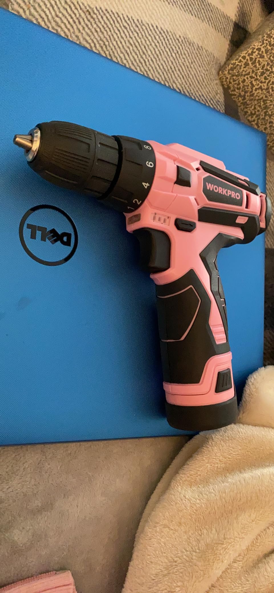 WORKPRO Cordless Drill Driver Kit, 12V Electric Screwdriver Driver Tool Kit, 3/8