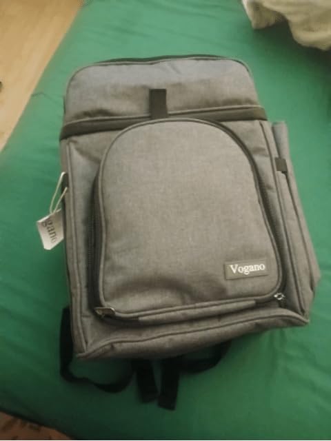 Picnic Backpack & Accessories - Picnic Set for 2 Person with 2 Insulated Cooler Compartment, Lightweight Blanket and Cutlery Set, Perfect for Wedding Gifts for Couples and Bridal Shower Gifts - Customer Photo 1