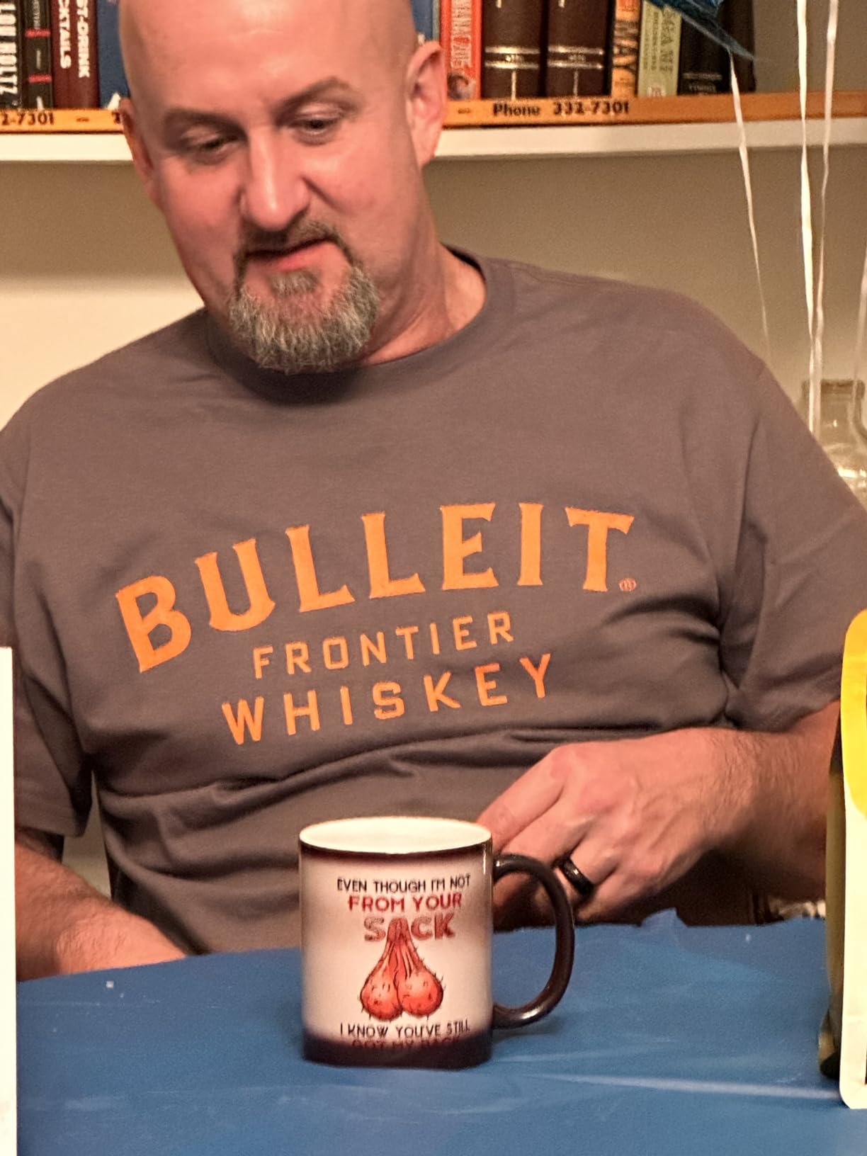 aiyaya Gifts for Stepdad Stepfather Father in Law Bonus Dad - Even Though I'm Not From Your Sack Heat Reveal Mug - Fathers Day Xmas Birthday Gifts - 11 oz Color Changing Mug - Customer Photo 1