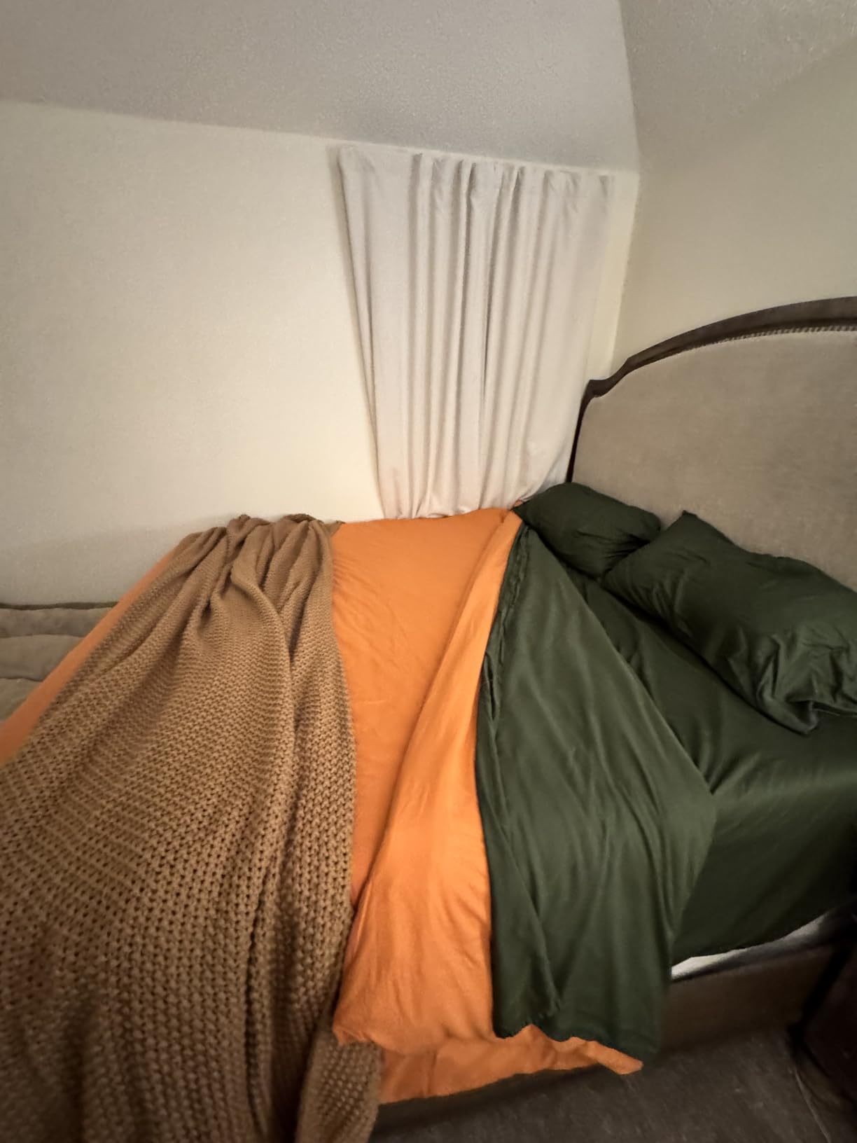 Bedsure King Size Sheets Set, Cooling Sheets for Hot Sleepers, Rayon Derived from Bamboo, Breathable & Soft, Deep Pocket Up to 16 Inches, Hotel Luxury Silky Bedding, Dusty Blue - Customer Photo 2