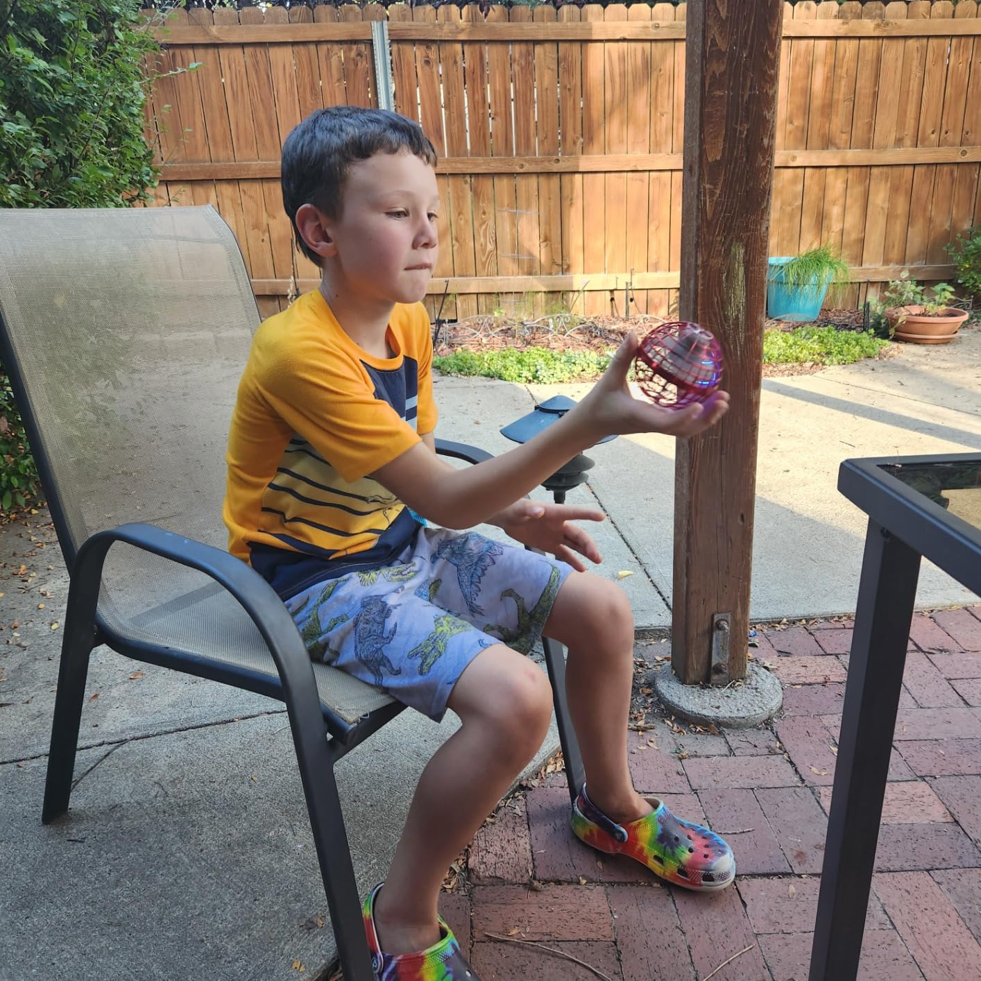 Tikduck Flying Orb Ball 2025 Toys Soaring Hover Boomerang Spinner Hand Controlled Mini Drone Cosmic Globe Spinning Kids Adults Outdoor Birthday Gift Cool Stuff for Boys Girls 6 7 8 9 10+ Year Old - Customer Photo 2