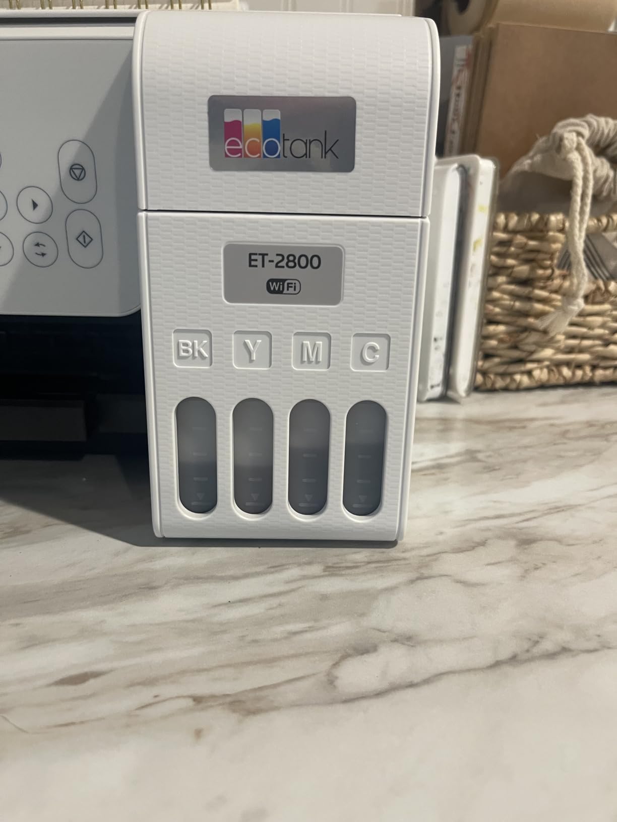 Epson EcoTank ET-2800 Wireless Color All-in-One Cartridge-Free Supertank Printer with Scan and Copy - The Ideal Basic Home Printer - Black, Medium - Customer Photo 2