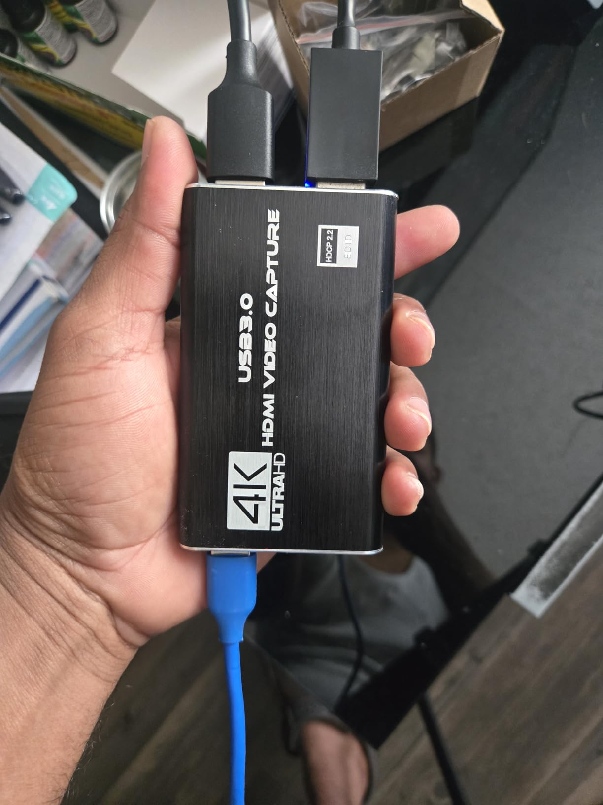 Capture Card Nintendo Switch, 4K HDMI Video Capture Card, 1080P 60FPS, HDMI to USB 3.0 Capture Card for Streaming Work with Camera/Xbox/PS4/PS5/PC/OBS Customer Review Capture Card Nintendo Switch, 4K HDMI Video Capture Card, 1080P 60FPS, HDMI to USB 3.0 Capture Card for Streaming Work with Camera/Xbox/PS4/PS5/PC/OBS - Customer Photo 2