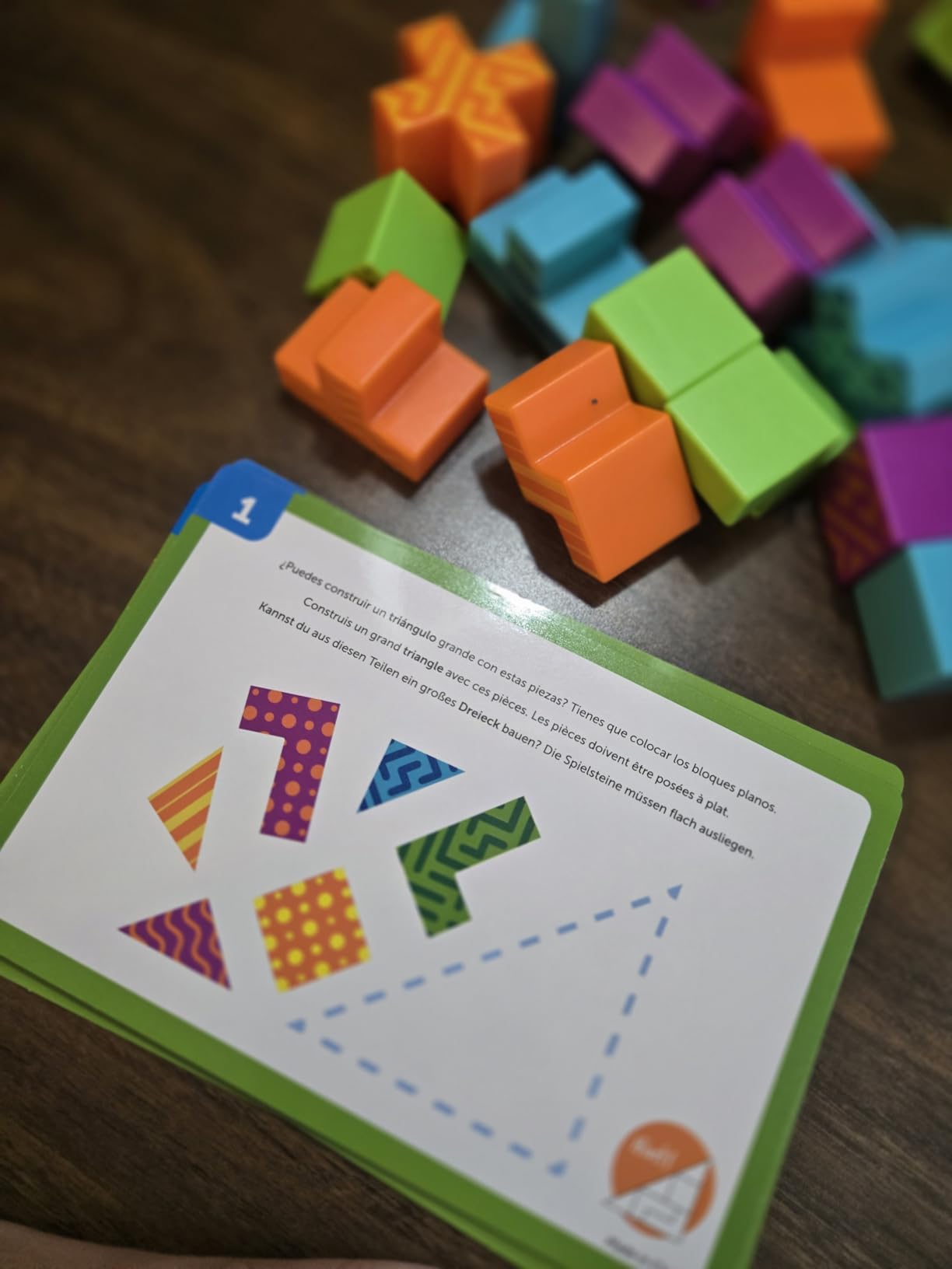 Learning Resources STEM Explorers Brainometry - 3d Puzzle, Brain Games, Brainteaser, Building Logic Toys, Gifts For Boys and Girls, Fine Motor Skills , Pattern Blocks, Math Manipulatives - Customer Photo 2