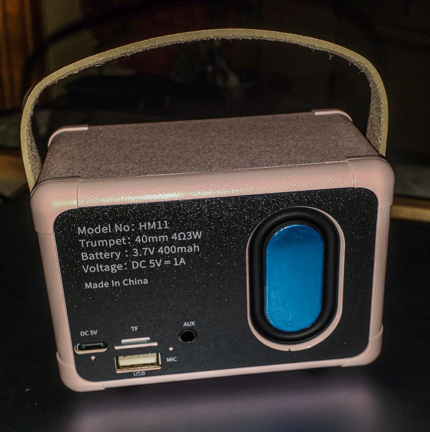 Retro Bluetooth Speaker, Portable Wireless Speaker with Crystal Clear Stereo Sound Rich Bass, Best Birthday Gifts Ideas for Women Teenage (Pink) Customer Review Retro Bluetooth Speaker, Portable Wireless Speaker with Crystal Clear Stereo Sound Rich Bass, Best Birthday Gifts Ideas for Women Teenage (Pink) - Customer Photo 2