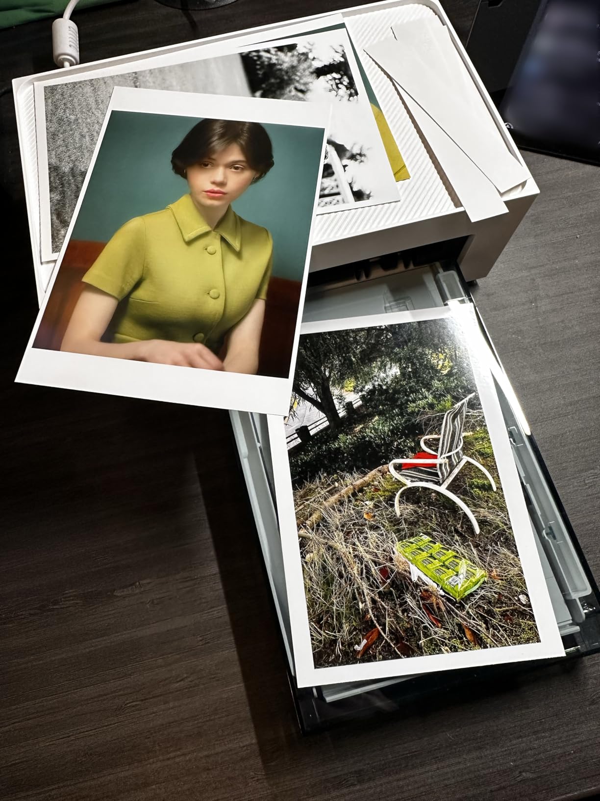 Liene M100 4x6'' Photo Printer, Wi-Fi Picture Printer, 20 Sheets, Full-Color Photo, Instant Phone Printer for iPhone, Android, Smartphone, Thermal Dye Sublimation, Portable Photo Printer for Home Use - Customer Photo 1