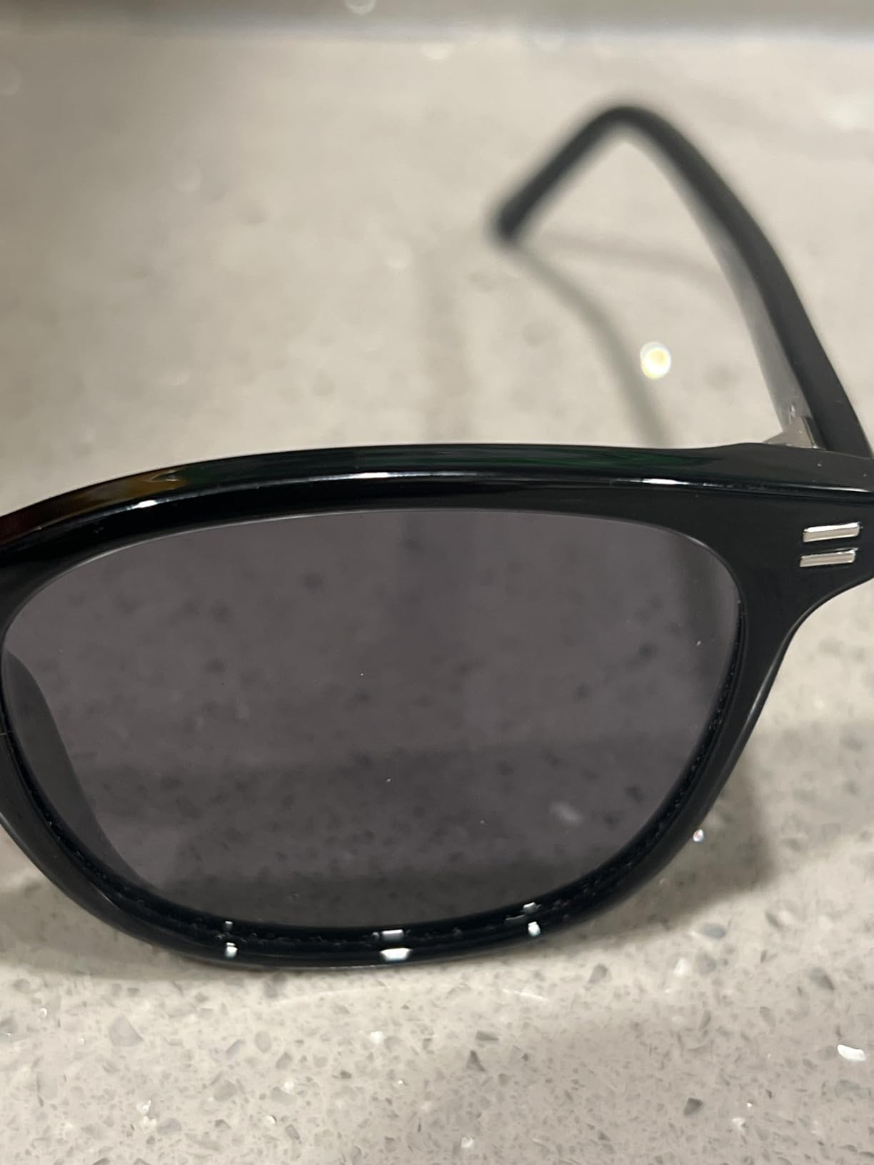 WMP Eyewear - Men's Polarized Modern Rounded Square Sunglasses Customer Review WMP Eyewear - Men's Polarized Modern Rounded Square Sunglasses - Customer Photo 3