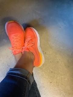 HOKA ONE ONE Bondi 7 Womens Shoes Size 8.5, Color: Blue Fog/Blue Glass - Customer Photo 3