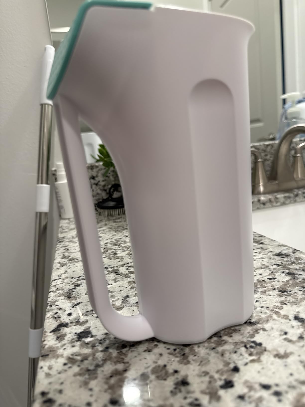 Frida Baby Control The Flow Bath Rinse Cup, Tear Free Rinser to Wash Hair and Body with Easy Grip Handle and Removable Rain Shower, Made in USA - Customer Photo 1