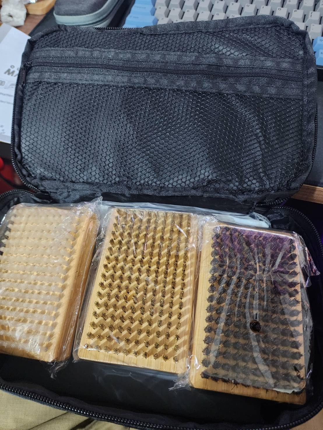 OutdoorMaster Ski Snowboard Tuning and Waxing Kit with Waxing Iron,Universal Wax,Edge Tuner,Brush,Wax Scraper,Ptex,Fixer Screw,Rubber Band - Customer Photo 2