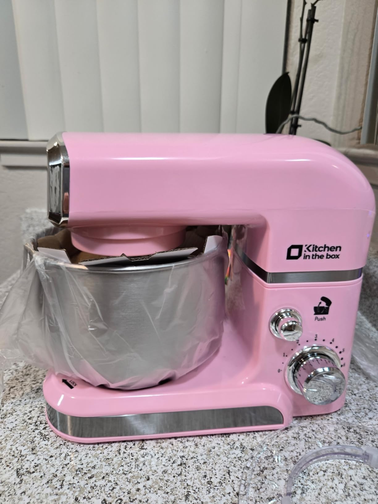 Kitchen in the box Stand Mixer,3.2Qt Small Electric Food Mixer,6 Speeds Portable Lightweight Kitchen Mixer for Daily Use with Egg Whisk,Dough Hook,Flat Beater (Black) Customer Review Kitchen in the box Stand Mixer,3.2Qt Small Electric Food Mixer,6 Speeds Portable Lightweight Kitchen Mixer for Daily Use with Egg Whisk,Dough Hook,Flat Beater (Black) - Customer Photo 2