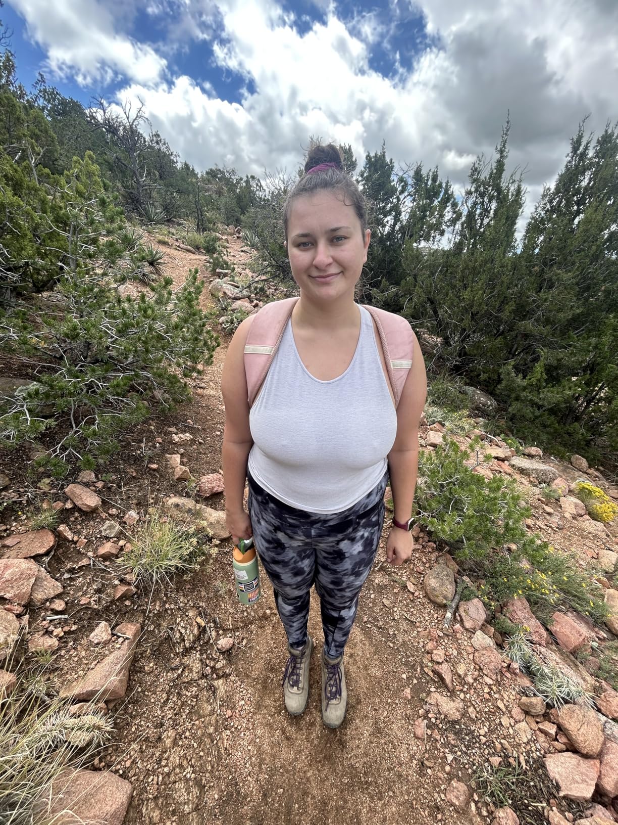 NexiEpoch 4 Pack Leggings for Women - High Waisted Tummy Control Soft Black Capri Yoga Pants with Pockets for Workout - Customer Photo 1