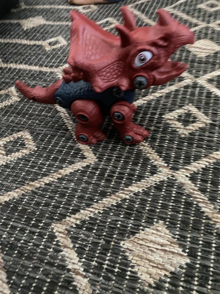 Dinosaur Toys for 3, 4, 5, 6, 7 Year Old Boys, Take Apart Toys with Electric Drill for Kids, STEM Educational Construction Building Toy, Ideal Birthday Christmas Easter Gifts, Incl Tyrannosaurus Rex - Customer Photo 1