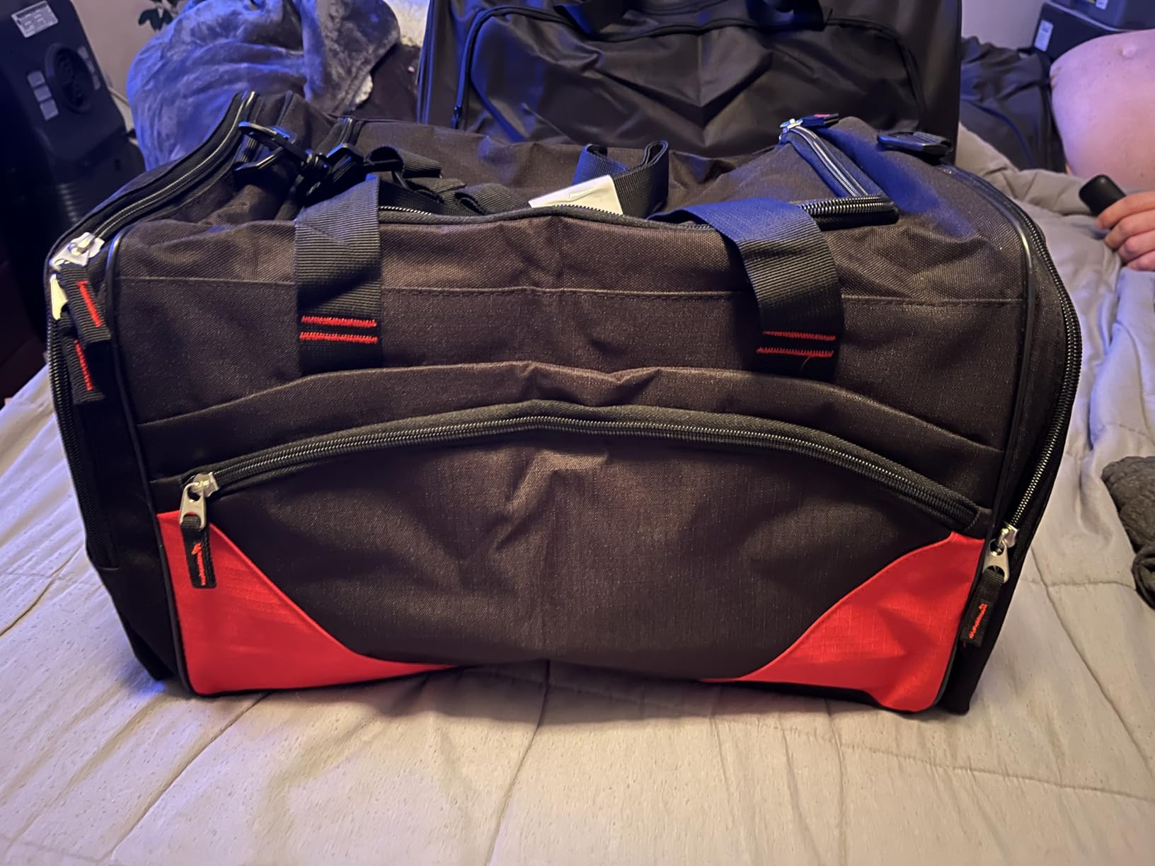 Gym Bag for Men - 55L Black Durable Large Duffle Bag for Travel, Workout, Fitness & Sport - Customer Photo 3