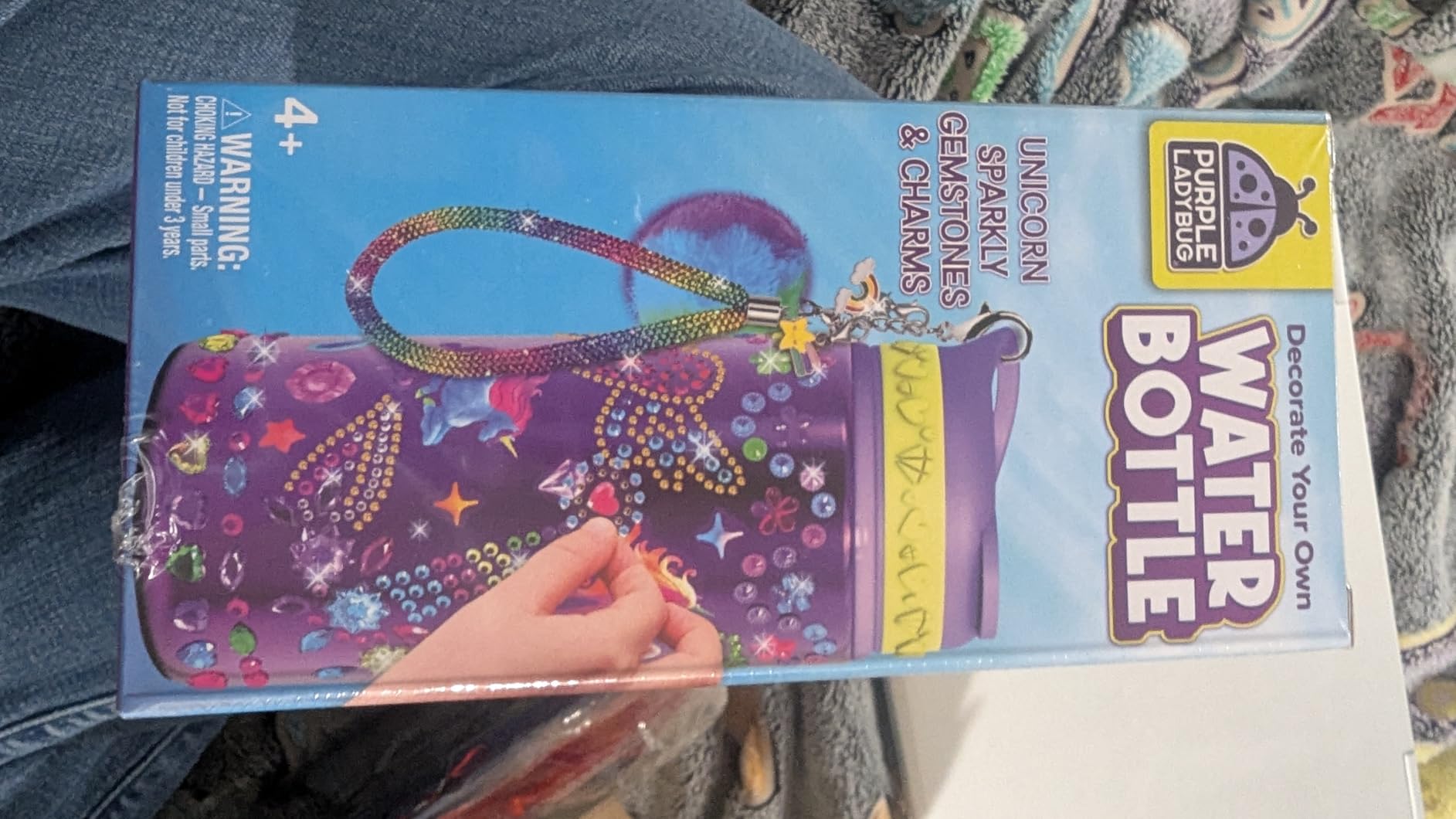 PURPLE LADYBUG Decorate Your Own Water Bottle for Girls - Mermaid Gifts for Girls Age 6-8, Gifts for 5 6 7 8 9 10 Year Old Girl Birthday, Christmas Gift, Crafts for Girl Ages 6-8 - Customer Photo 2