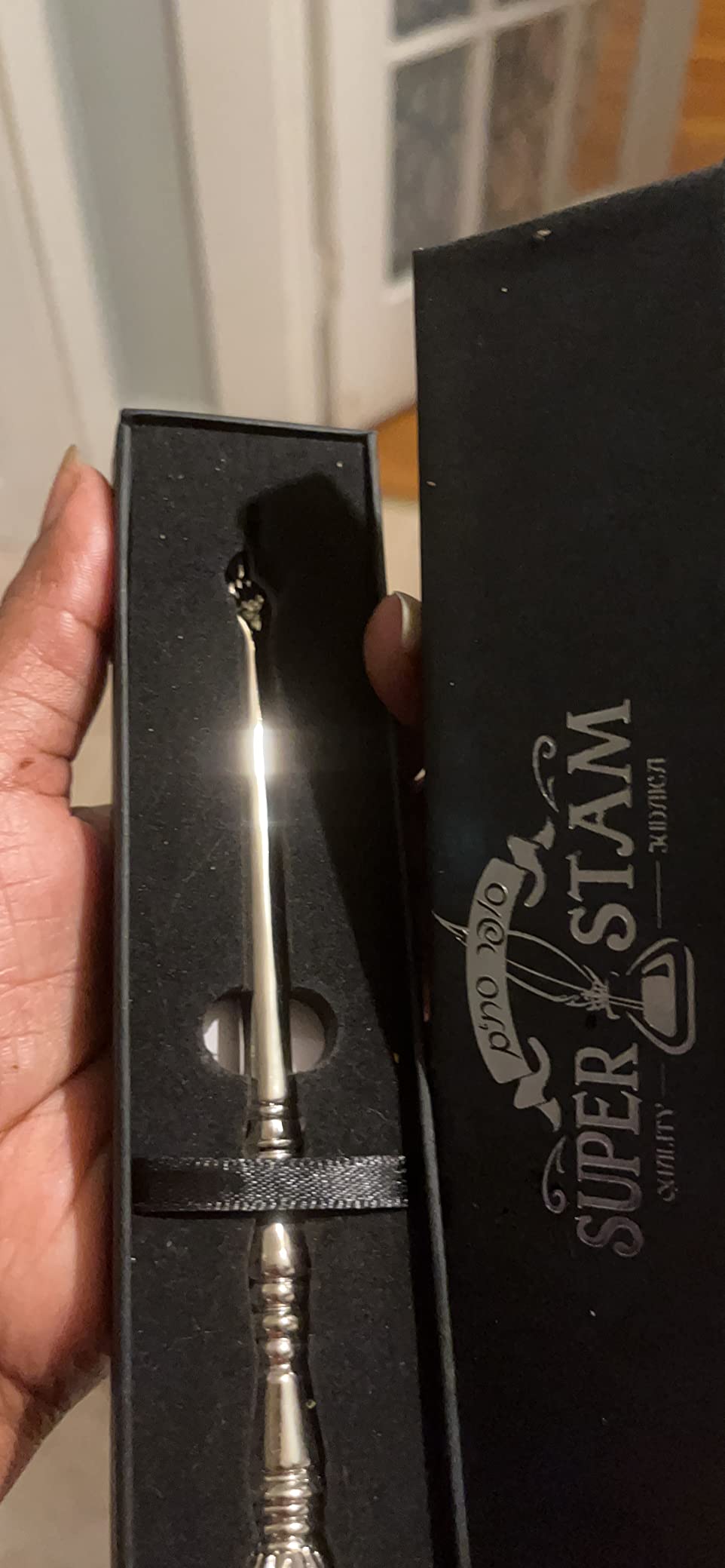 Torah Book Pointer Yad Hand Pointer Silver Finish Great bar bat Mitzvah Gift with a 20cm Bead Charm (17 cm Silver in Gift Box) Customer Review Torah Book Pointer Yad Hand Pointer Silver Finish Great bar bat Mitzvah Gift with a 20cm Bead Charm (17 cm Silver in Gift Box) - Customer Photo 1