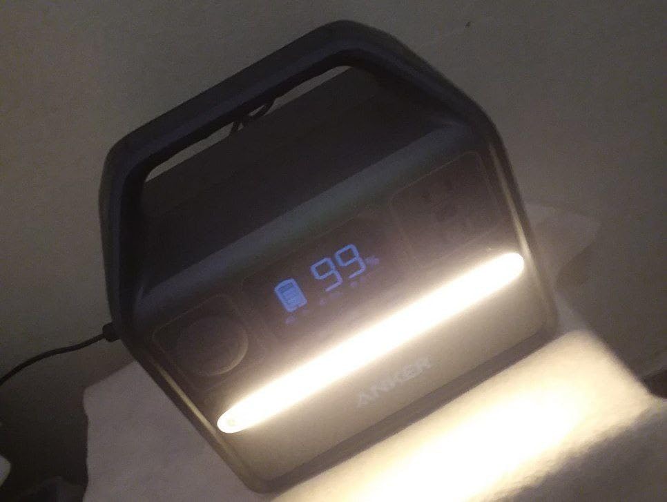 Anker 521 Portable Power Station Upgraded with LiFePO4 Battery, 256Wh 6-Port PowerHouse, 300W (Peak 600W) Solar Generator (Solar Panel Optional), 2 AC Outlets, 60W USB-C PD Output, Outdoor Generator - Customer Photo 1