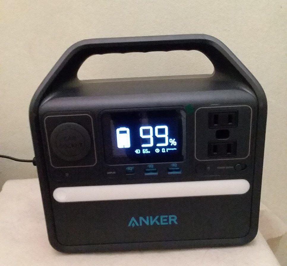 Anker 521 Portable Power Station Upgraded with LiFePO4 Battery, 256Wh 6-Port PowerHouse, 300W (Peak 600W) Solar Generator (Solar Panel Optional), 2 AC Outlets, 60W USB-C PD Output, Outdoor Generator - Customer Photo 2