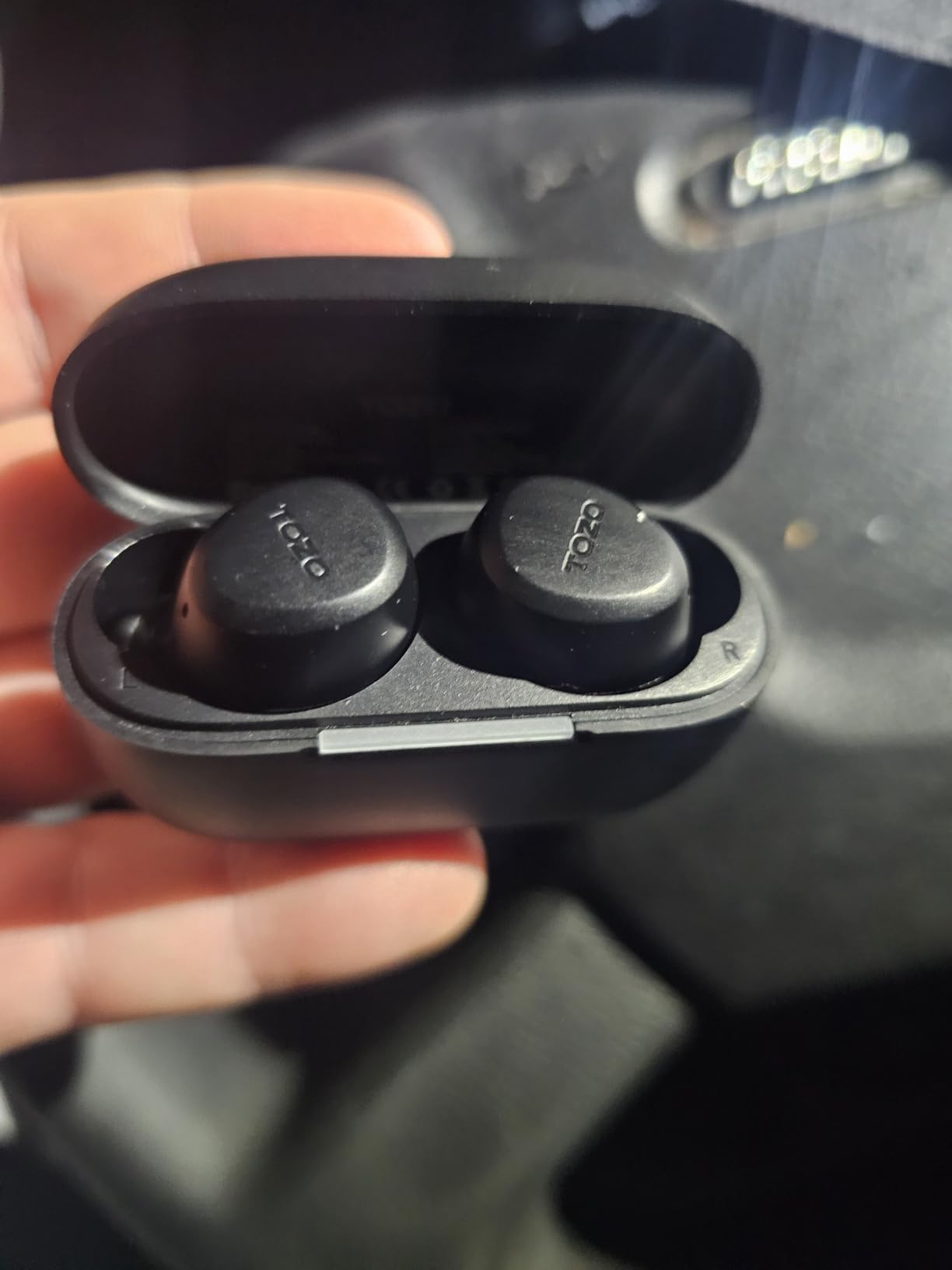 TOZO A1 Wireless Earbuds Bluetooth 5.3 Light Weight in Ear IPX5 Waterproof Headphones 2 Mic for AI Calls, Immersive Premium Sound Bass Headset with Charging Case, 32 Presets EQ Customization via App Customer Review TOZO A1 Wireless Earbuds Bluetooth 5.3 Light Weight in Ear IPX5 Waterproof Headphones 2 Mic for AI Calls, Immersive Premium Sound Bass Headset with Charging Case, 32 Presets EQ Customization via App - Customer Photo 2