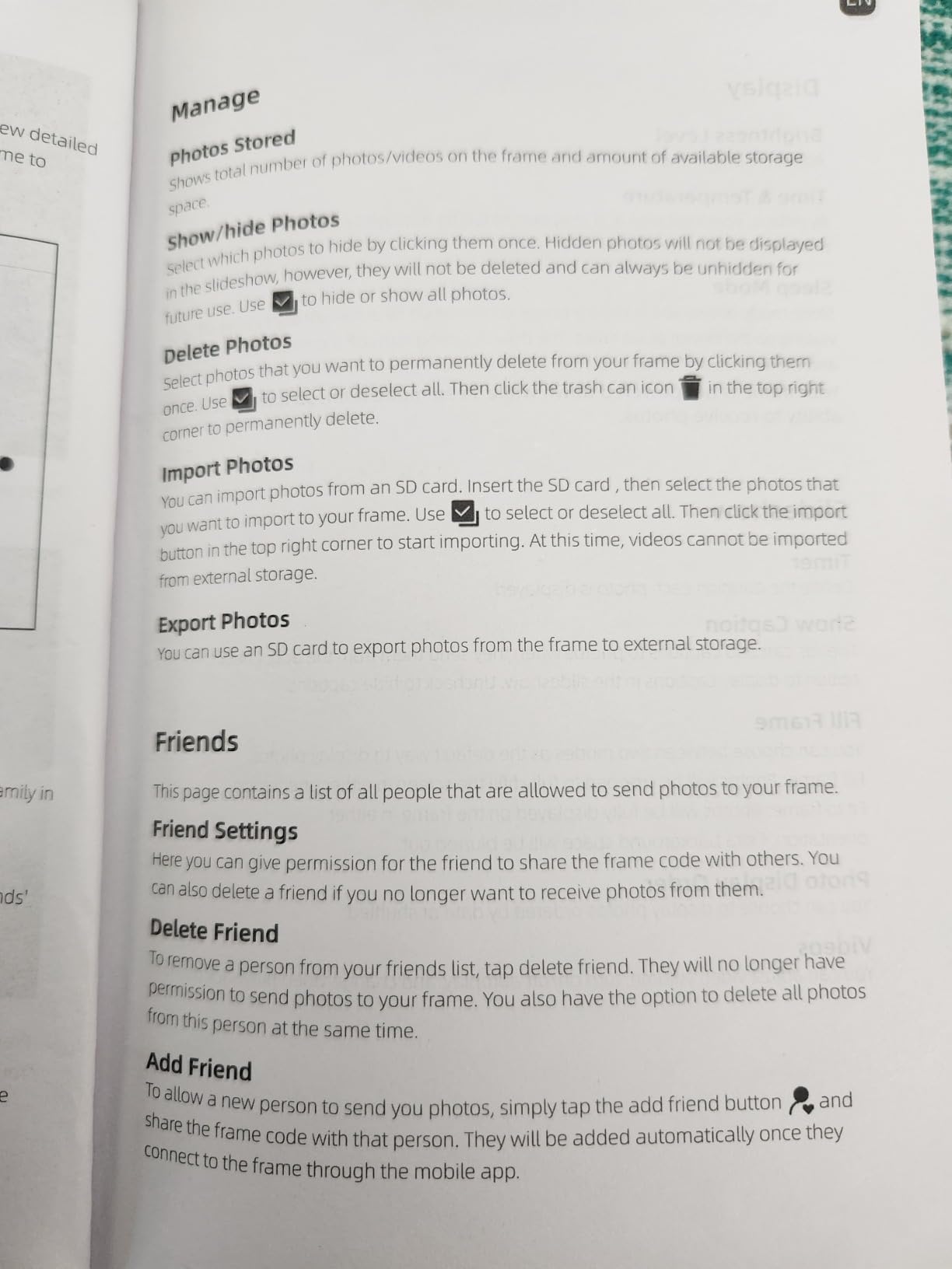 Digital Photo Frame 10.1 Inch WiFi Digital Picture Frame IPS HD Touch Screen Smart Cloud Photo Frame with 32GB Storage, Auto-Rotate, Easy Setup to Share Photos or Videos Remotely via AiMOR APP (Black) - Customer Photo 2