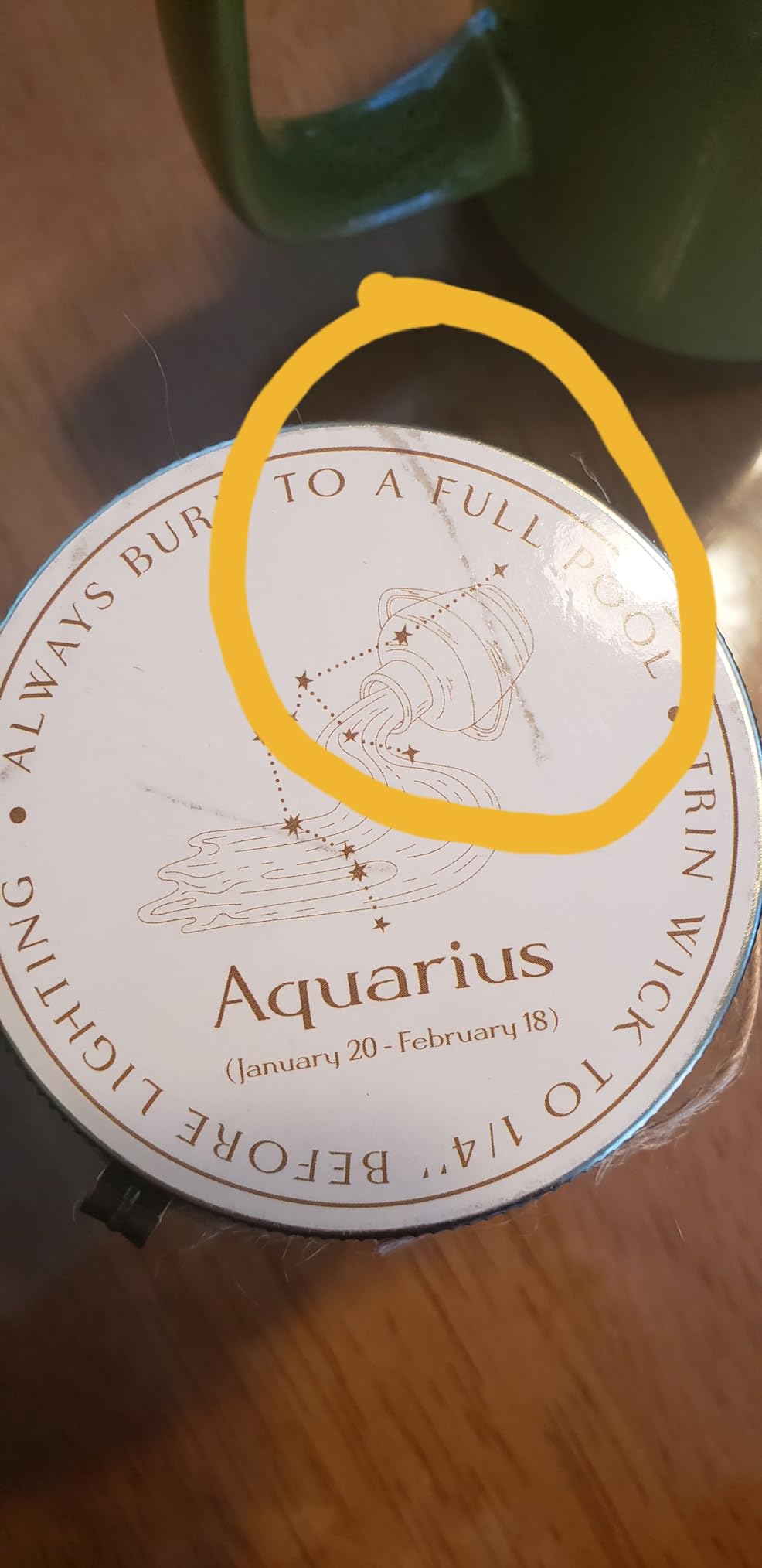 Zodiac Sign Candles, Zodiac Crystal Sign Candles,Astrology Scented Candles Best Friends Gifts for Women, Men Sister Brother Zodiac Funny Birthday Gift Candle Jar (Virgo) - Customer Photo 1