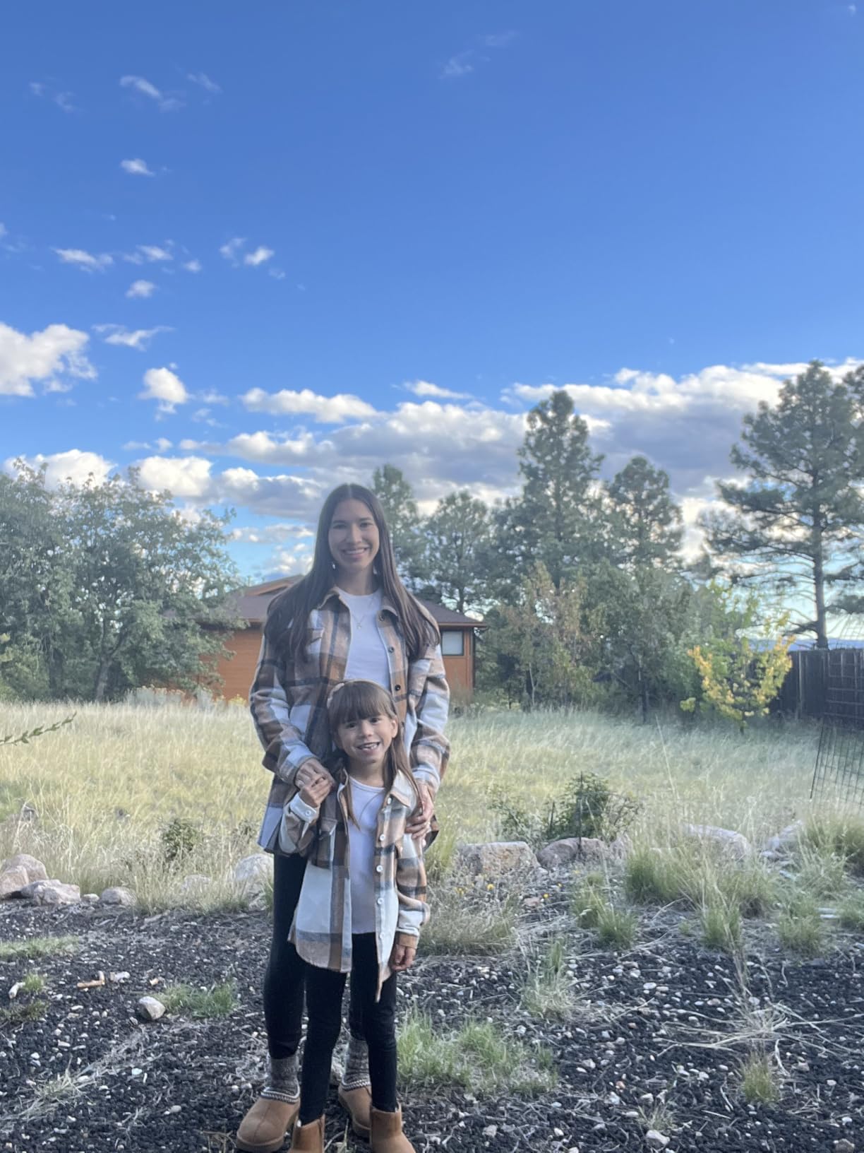 AUTOMET Womens Fall Outfits Fashion Clothes Shackets Flannel Plaid Button Down Long Sleeve Shirts Jackets Customer Review AUTOMET Womens Fall Outfits Fashion Clothes Shackets Flannel Plaid Button Down Long Sleeve Shirts Jackets - Customer Photo 1