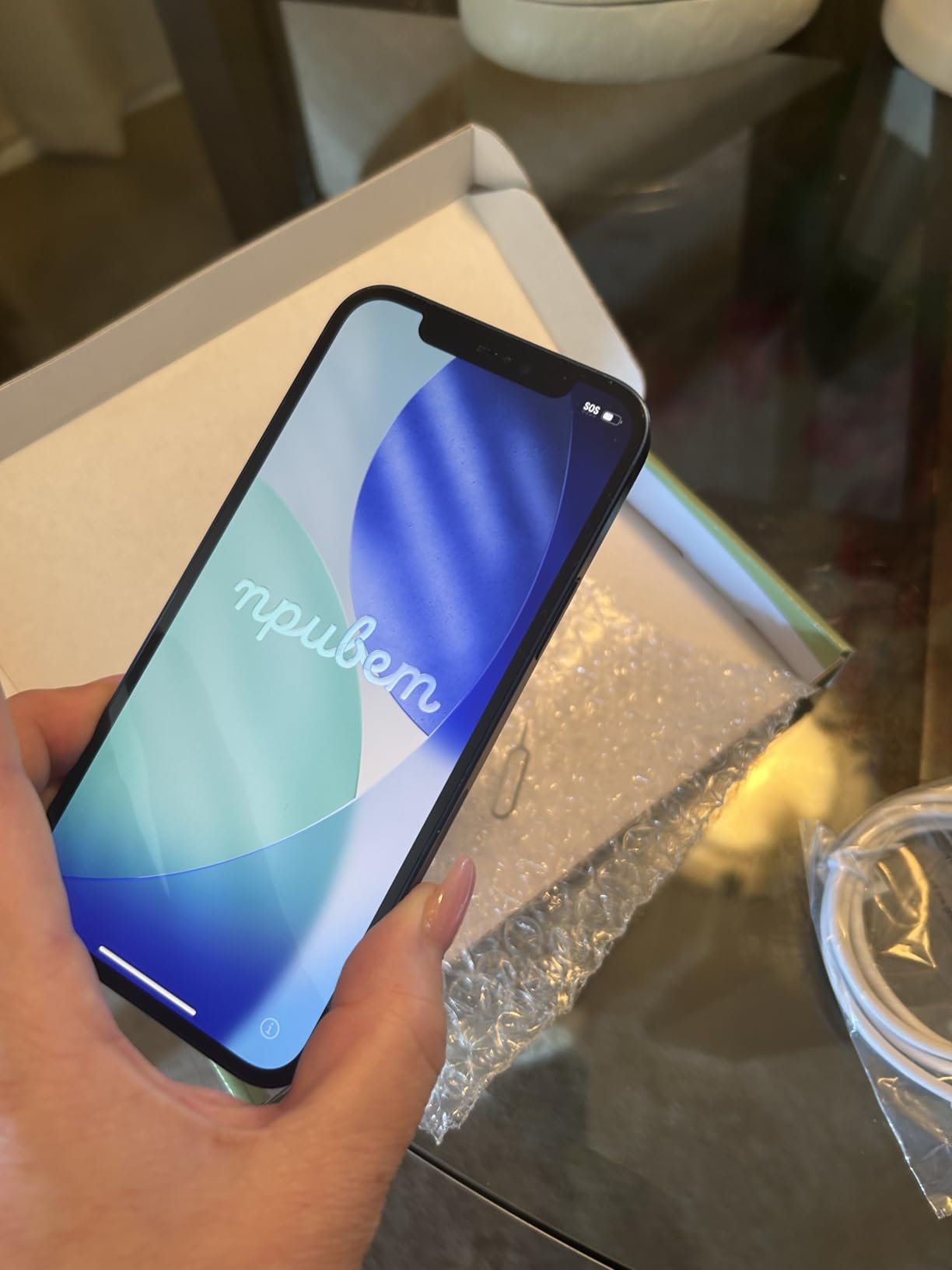 Apple iPhone 12, 128GB, Purple - Unlocked (Renewed) - Customer Photo 2