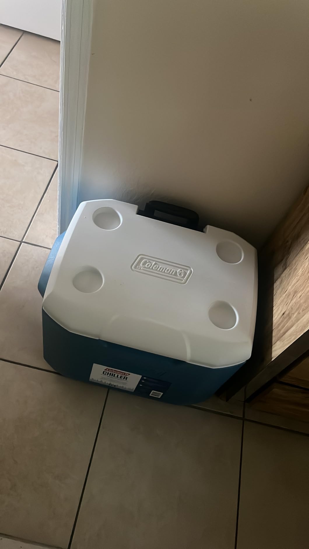 Coleman 60qt Rolling Cooler with Wheels, Insulated Portable Wheeled Chiller with Ice Retention, Made in USA - Customer Photo 1
