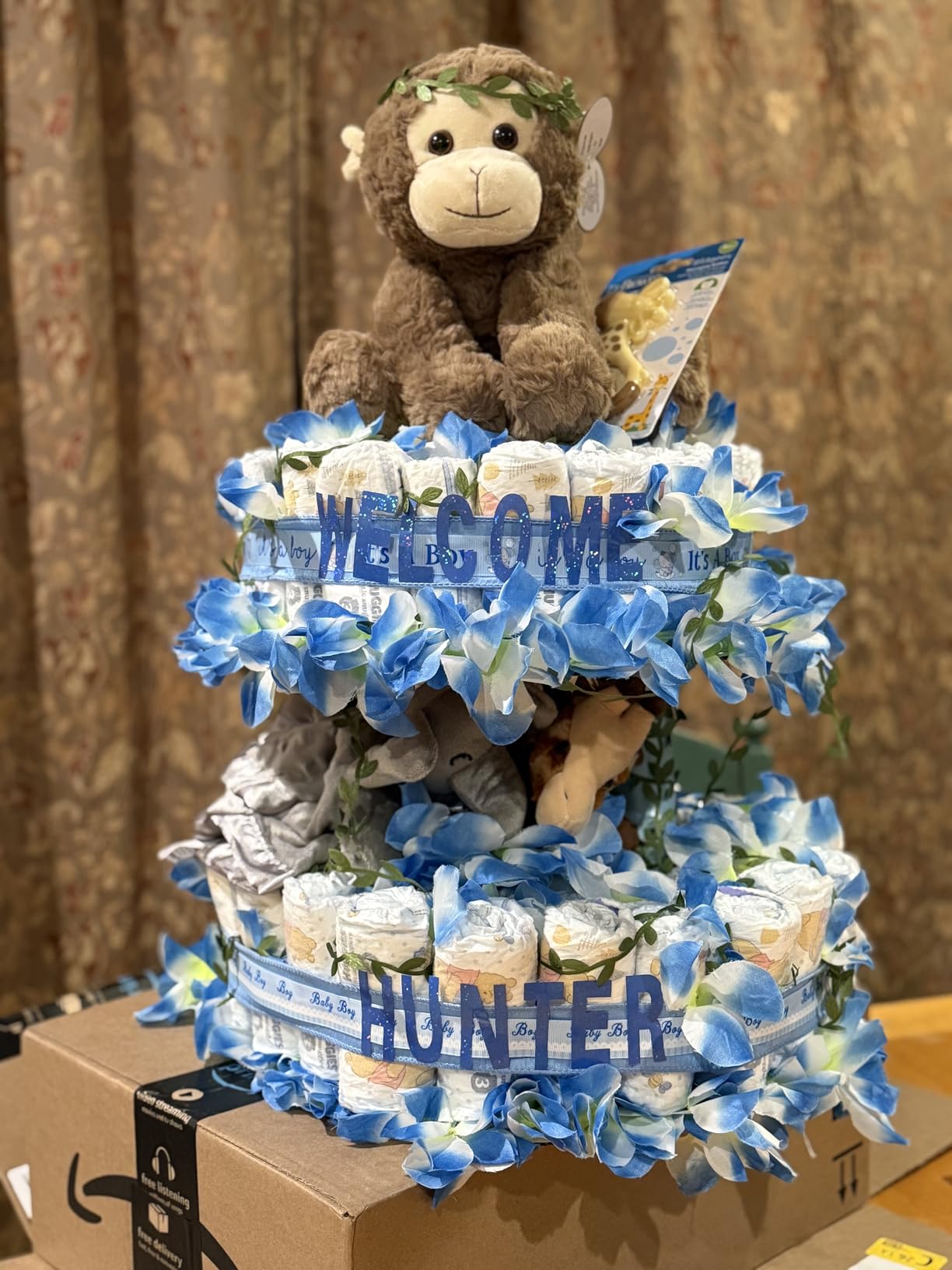 Bearington Reiny Christmas Reindeer Stuffed Animal - 11.5