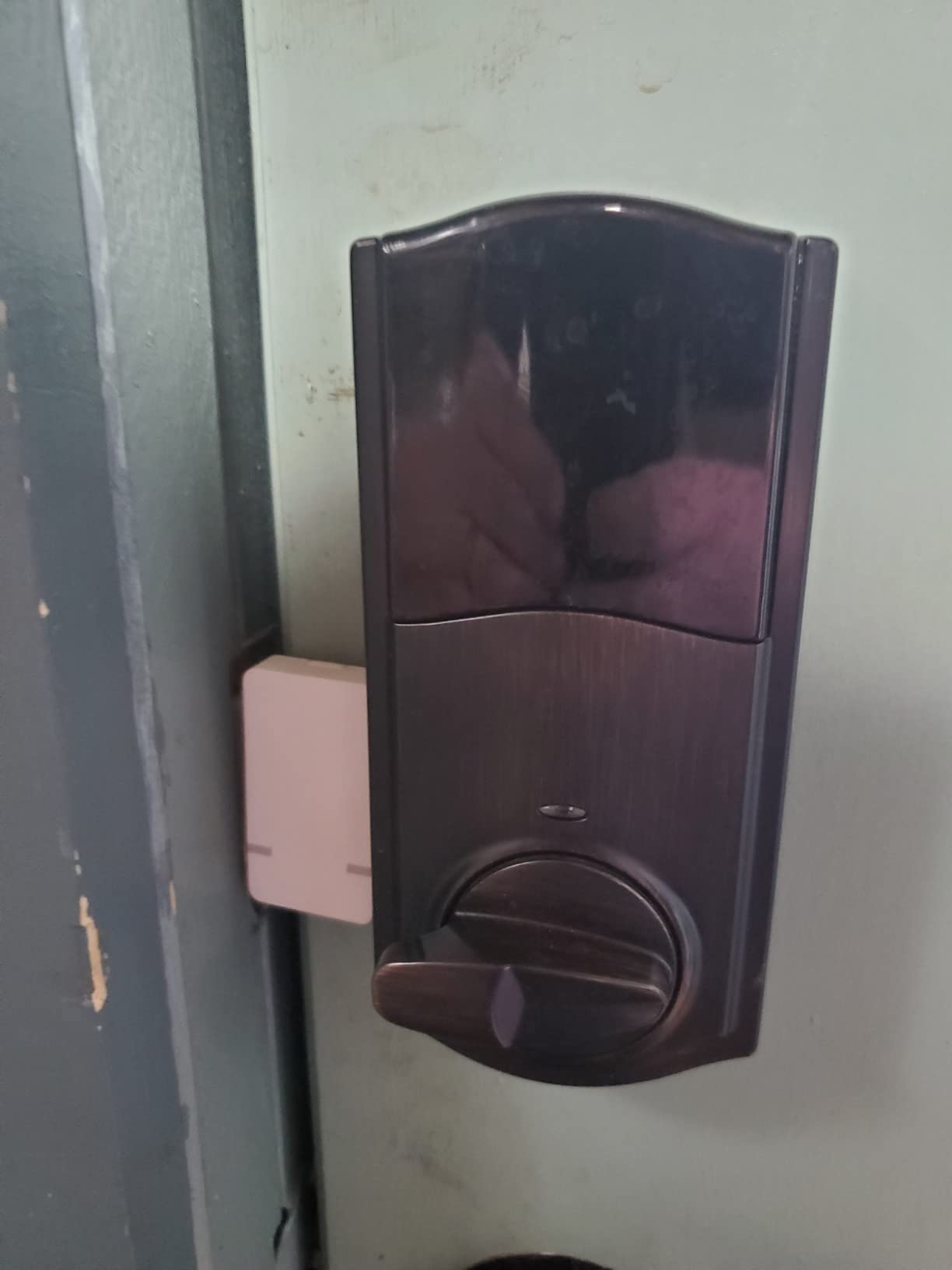 Zooz 800 Series Z-Wave Long Range Open|Close XS Sensor ZSE41 800LR for Door, Window, and Gate Monitoring. Hub Required (Sold Separately). Compatible with SmartThings, Hubitat, and Ring Alarm. Customer Review Zooz 800 Series Z-Wave Long Range Open|Close XS Sensor ZSE41 800LR for Door, Window, and Gate Monitoring. Hub Required (Sold Separately). Compatible with SmartThings, Hubitat, and Ring Alarm. - Customer Photo 1