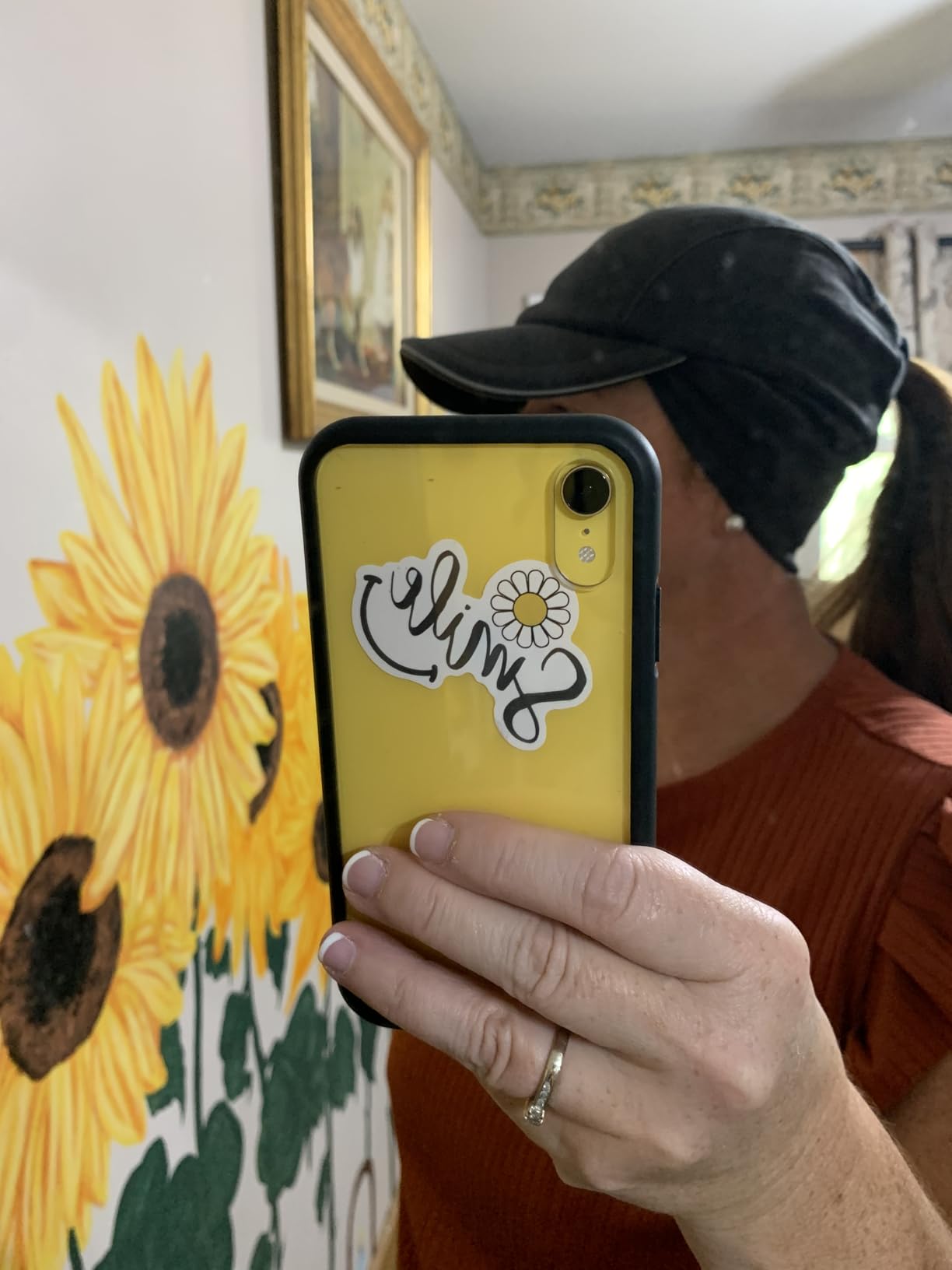 GADIEMKENSD Women's Winter Reflective Fleece Ponytail Hat with Drop Down Ear Warmer - Customer Photo 2