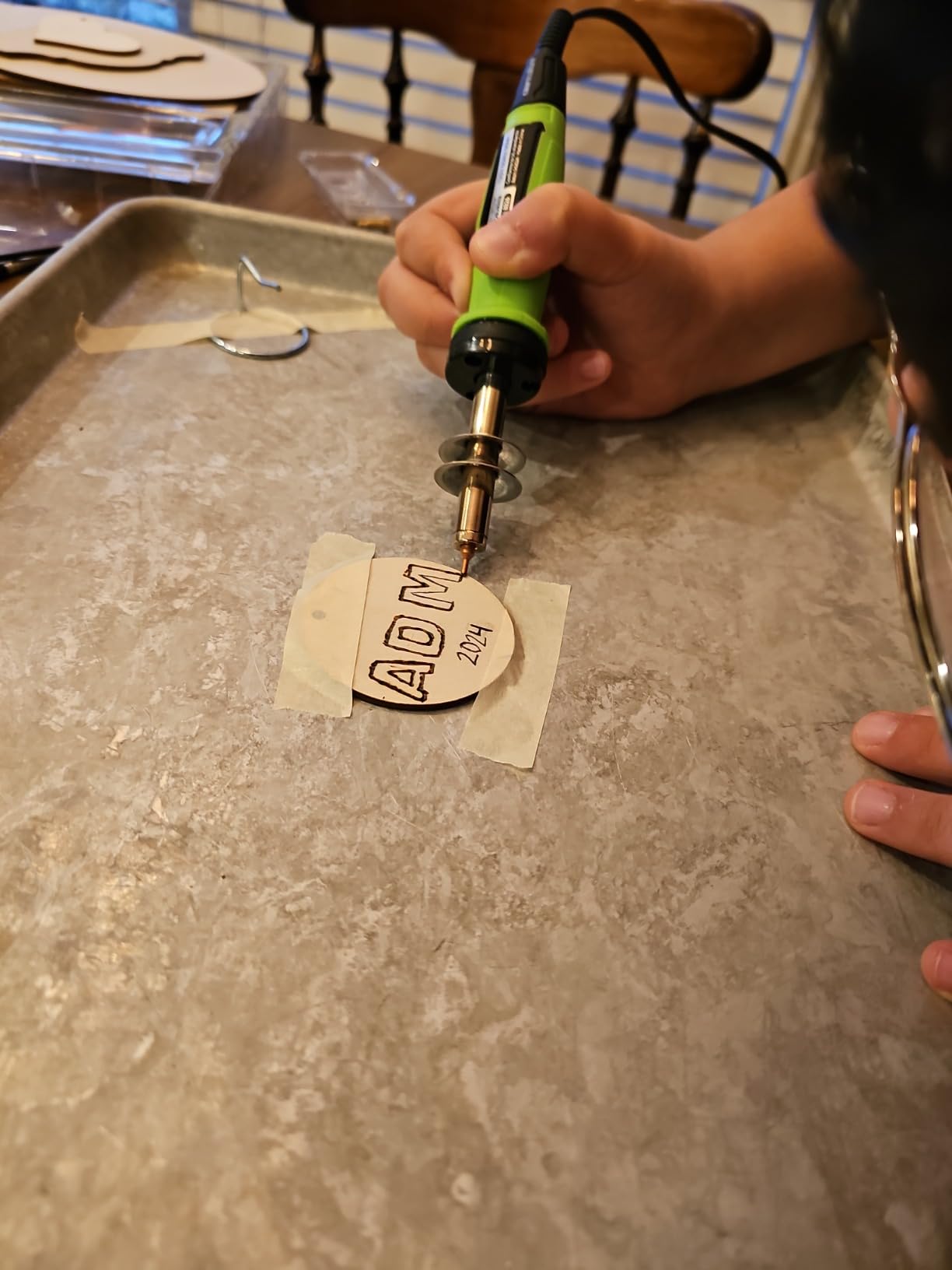 Craft Culture Beginners Wood Burning Kit for Kids, Teenage Boys & Girls - Christmas Gifts for Boy & Girl - Craft Projects Birthday Gift Idea for Children Teen Woodburning DIY Hobby Kits Art Activities - Customer Photo 1